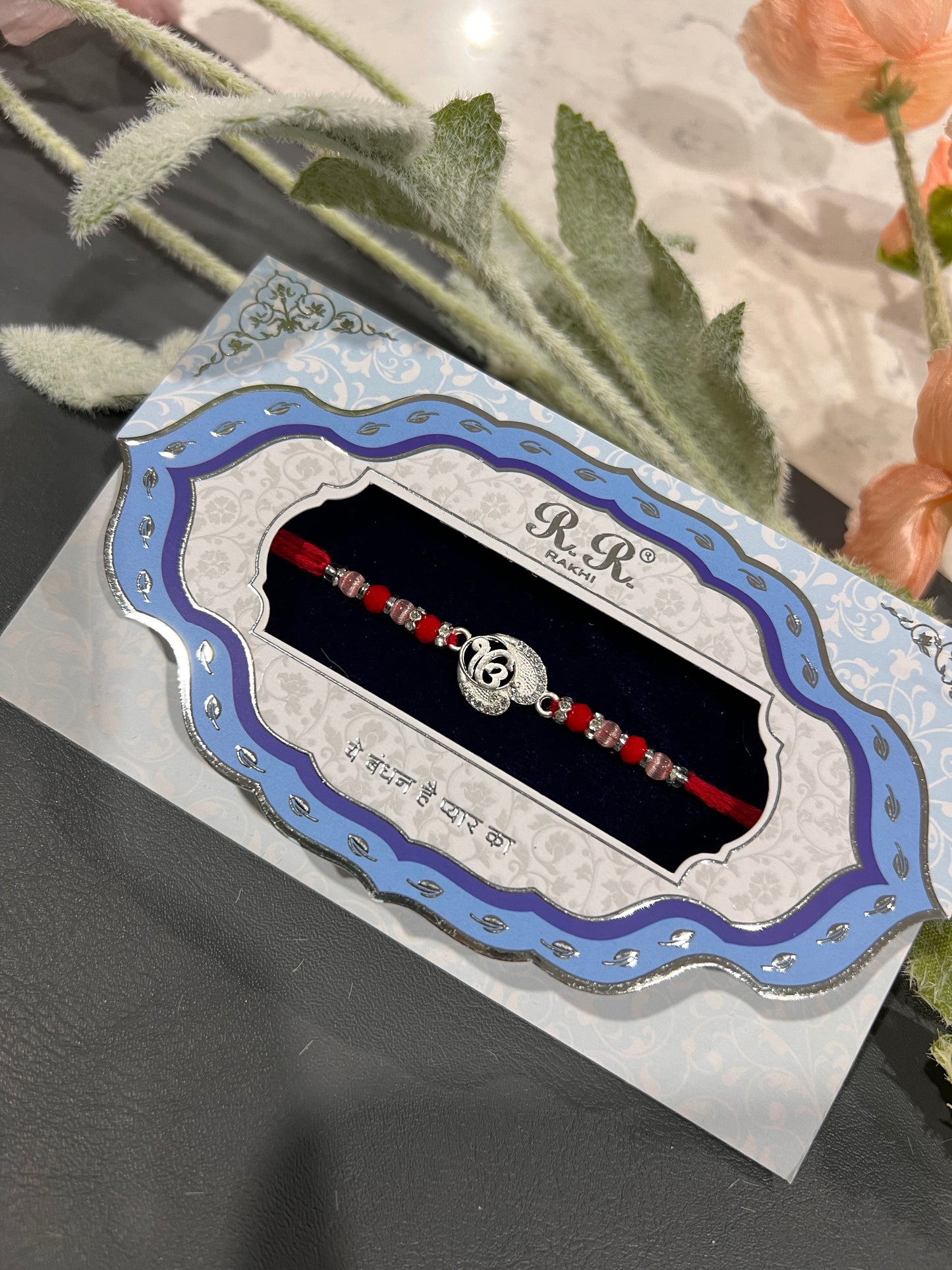 Ek omkaar Silver rakhi