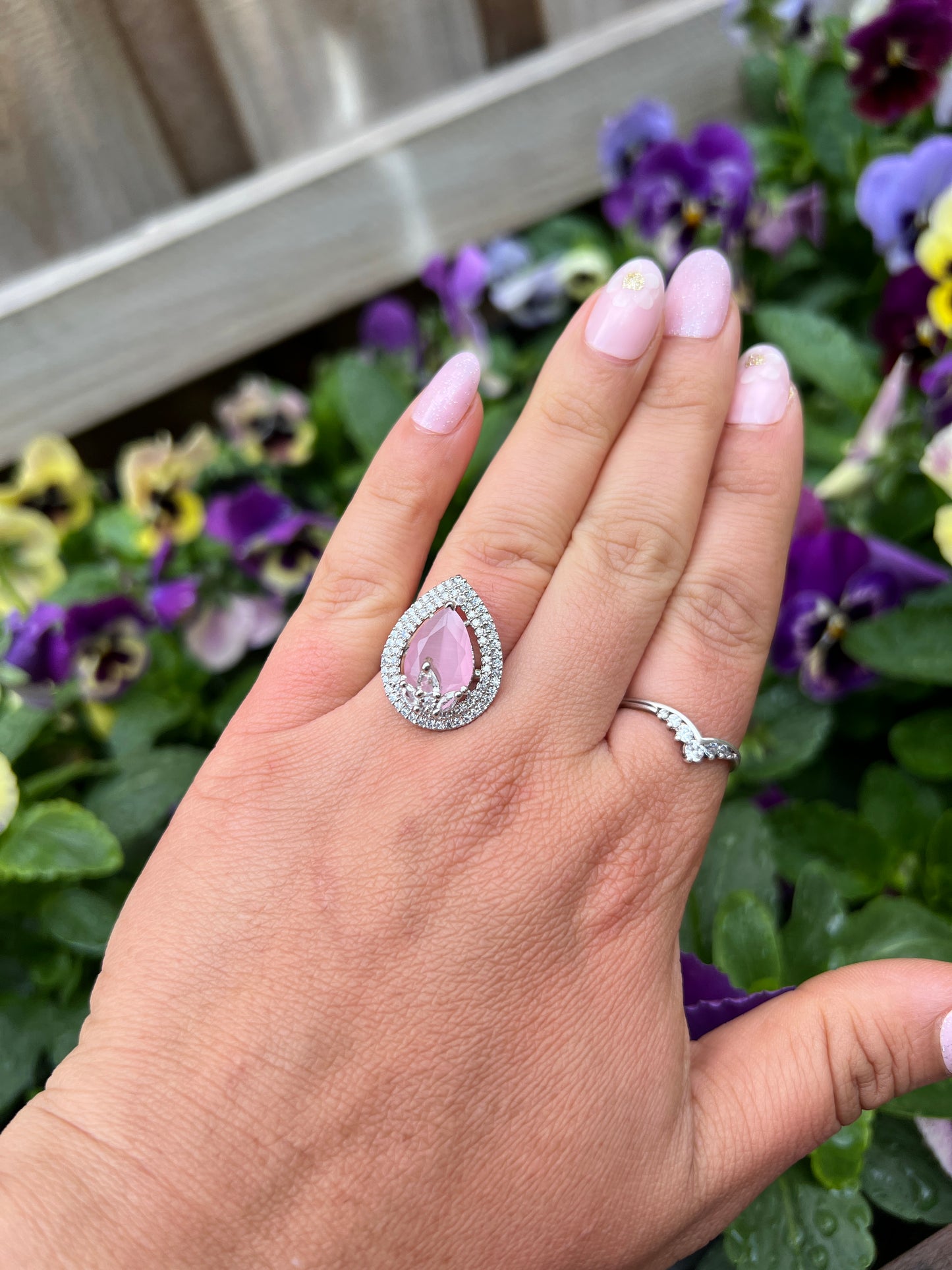 Small American diamond Ring