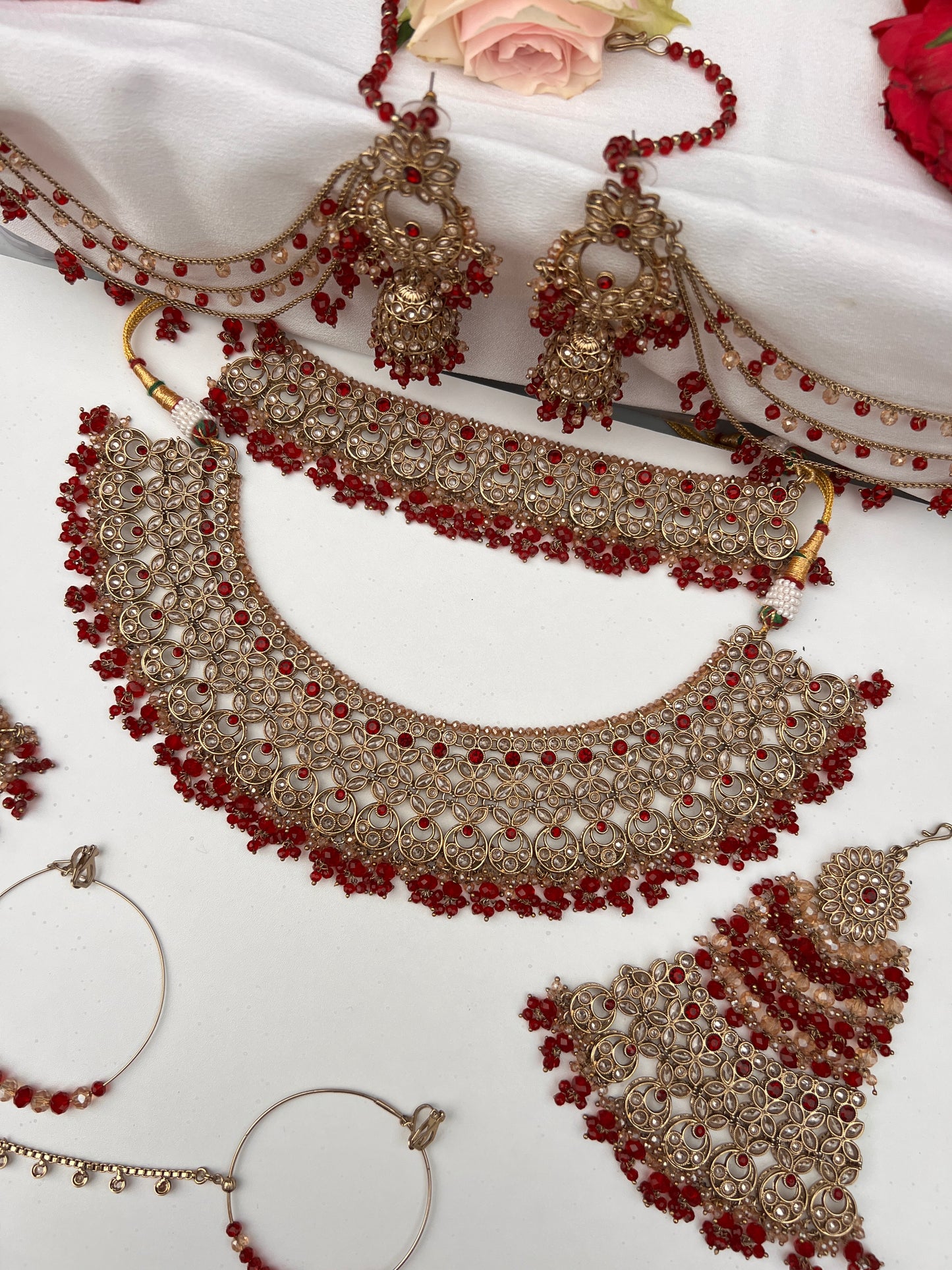 Raani Maroon bridal set