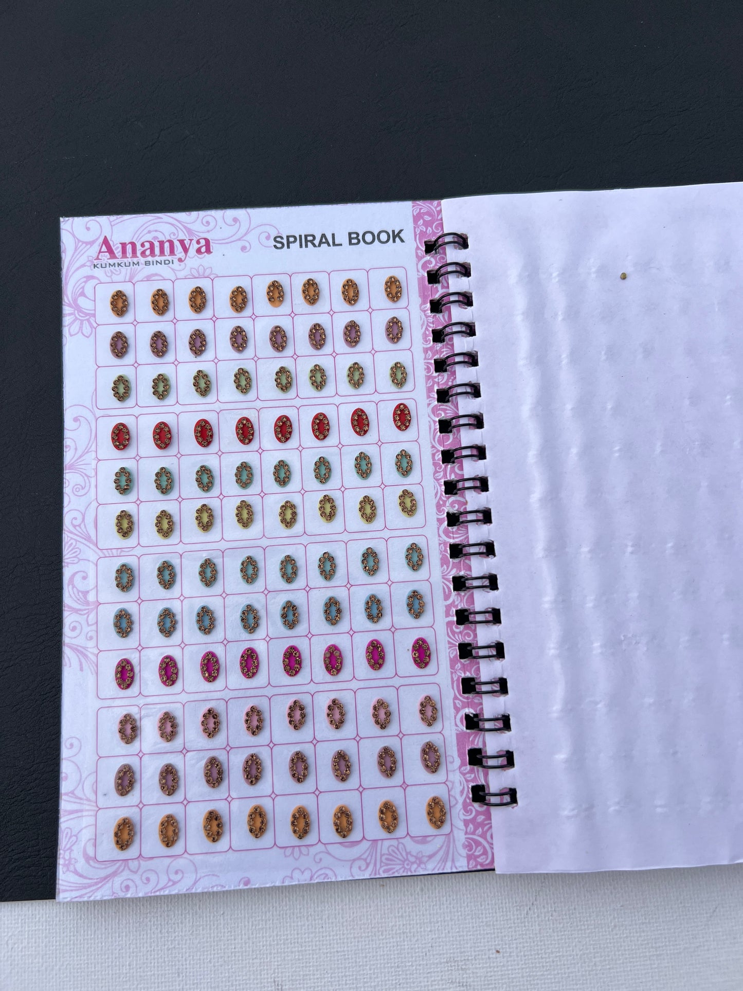 Pastel colours Border stone bindi book (960 bindi)