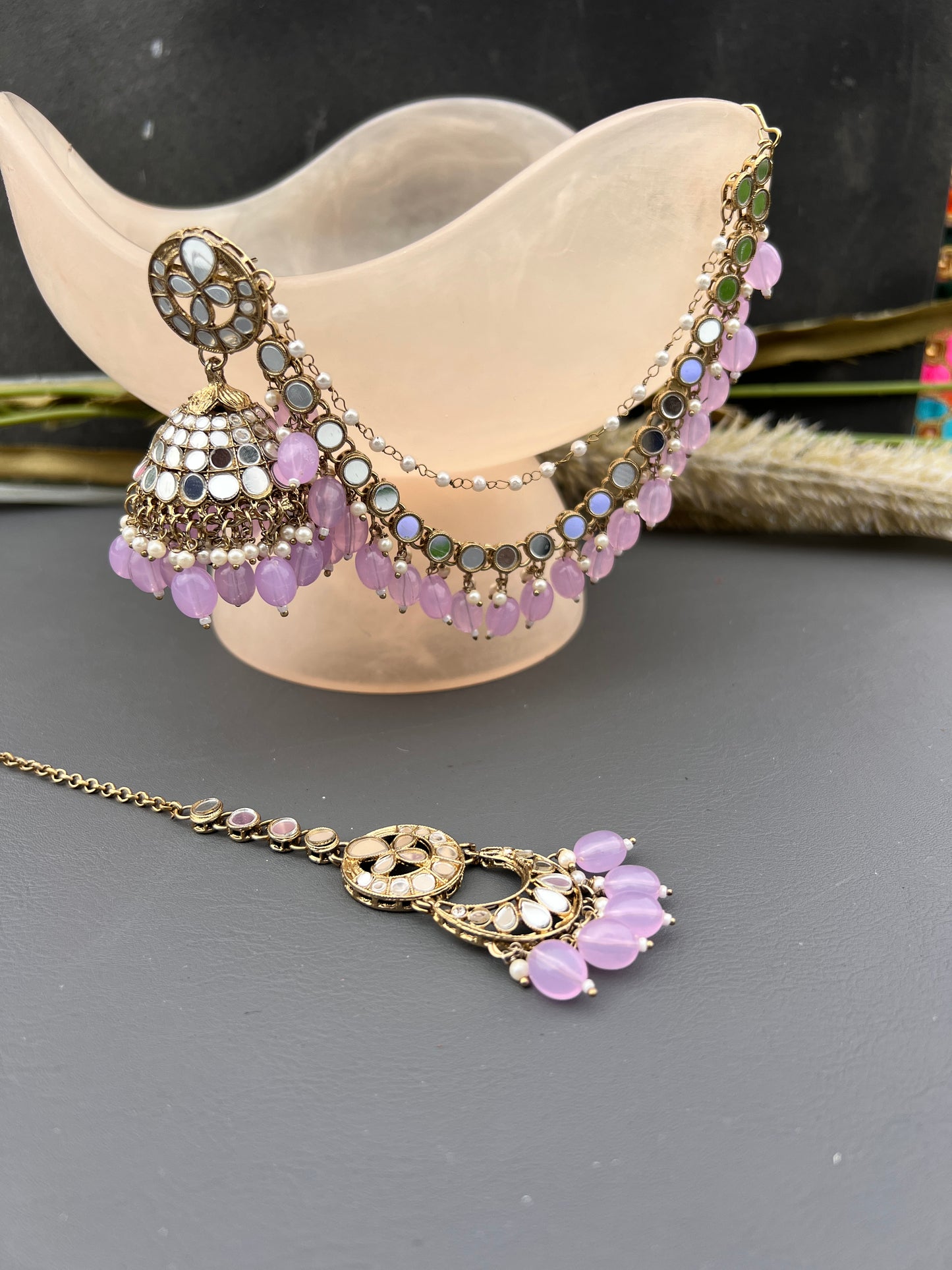 Lailah jhumka tikka see