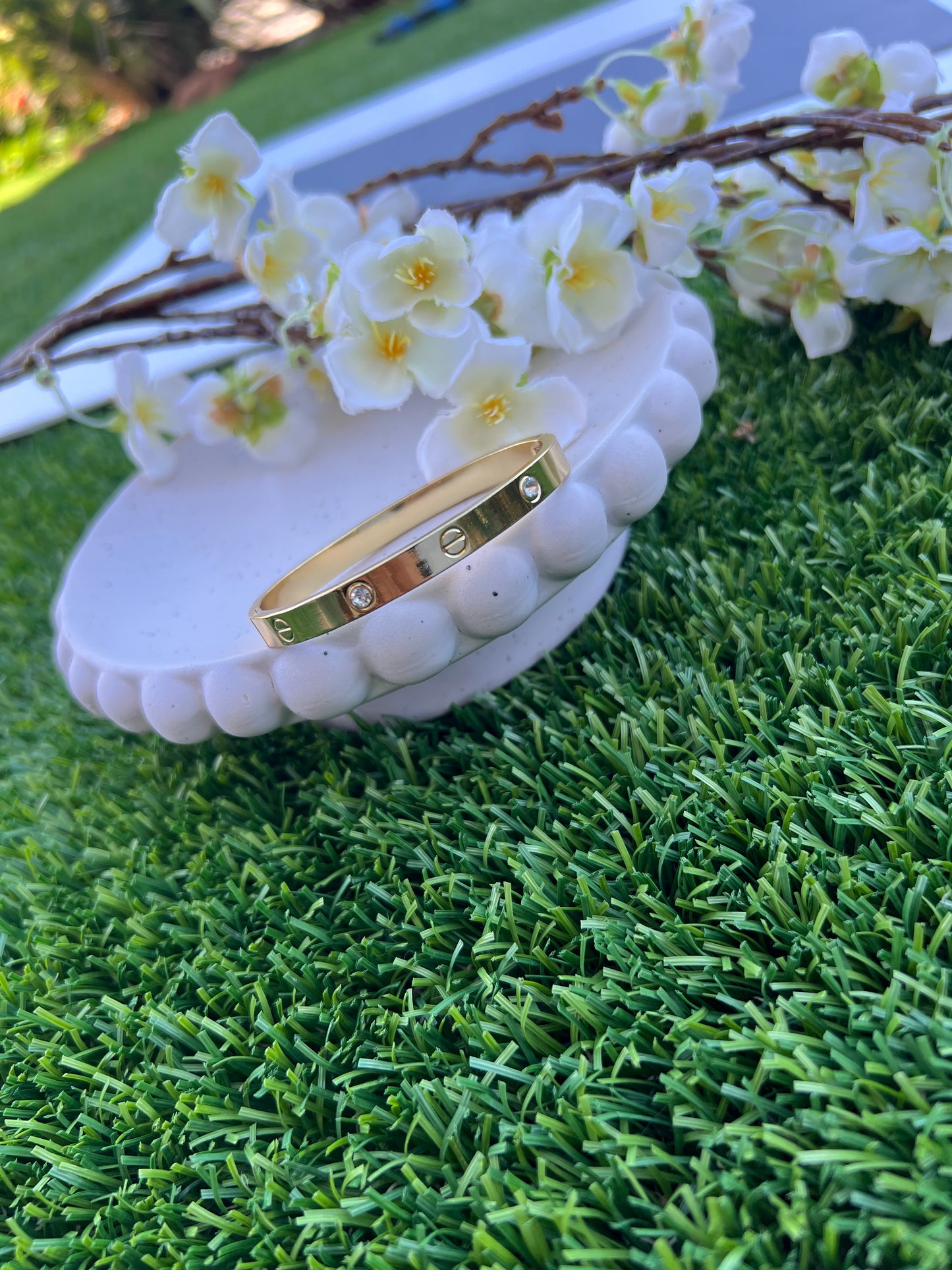 Cartier inspired love openable bracket