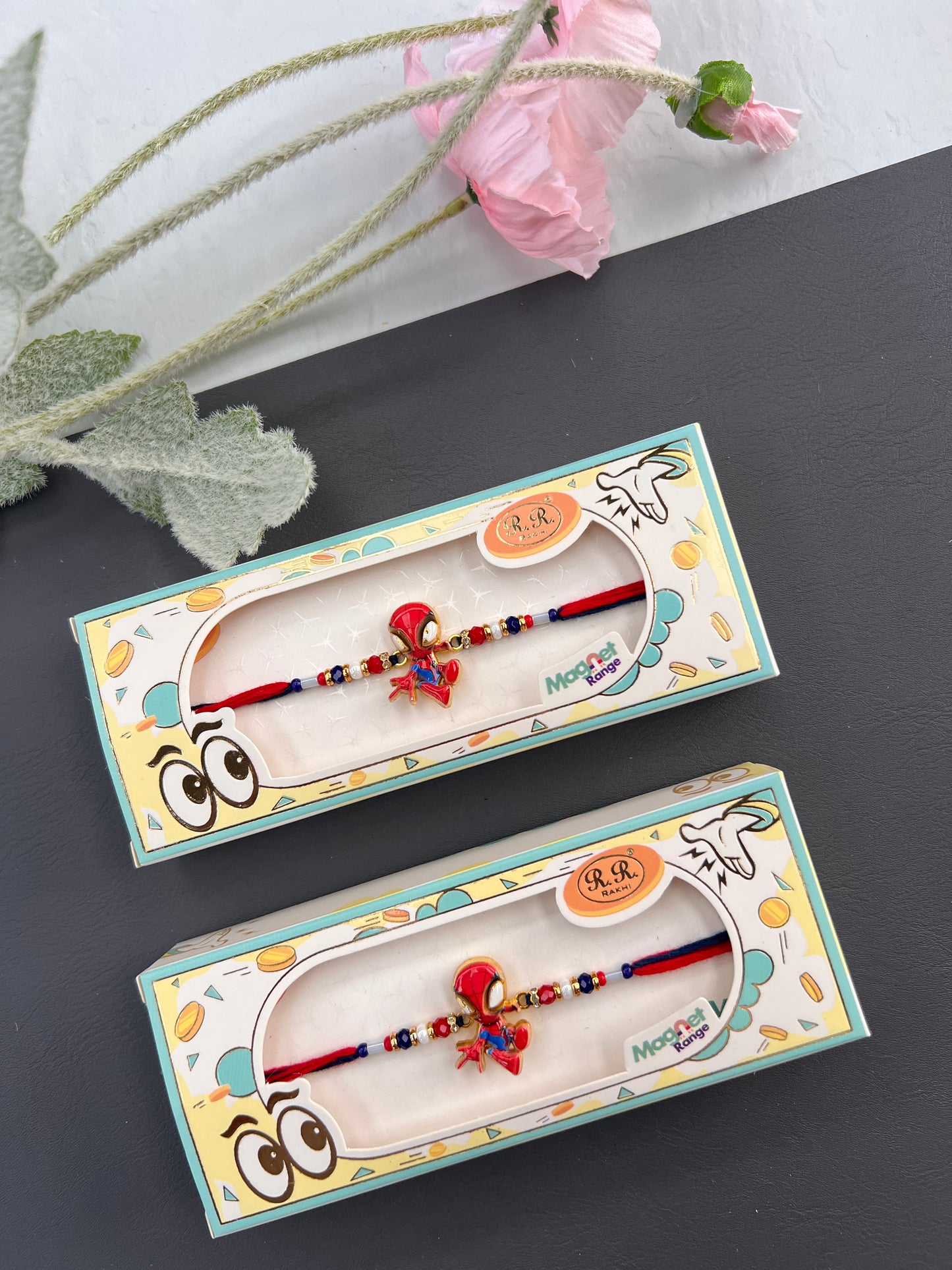 Spider man kids magnetic rakhi
