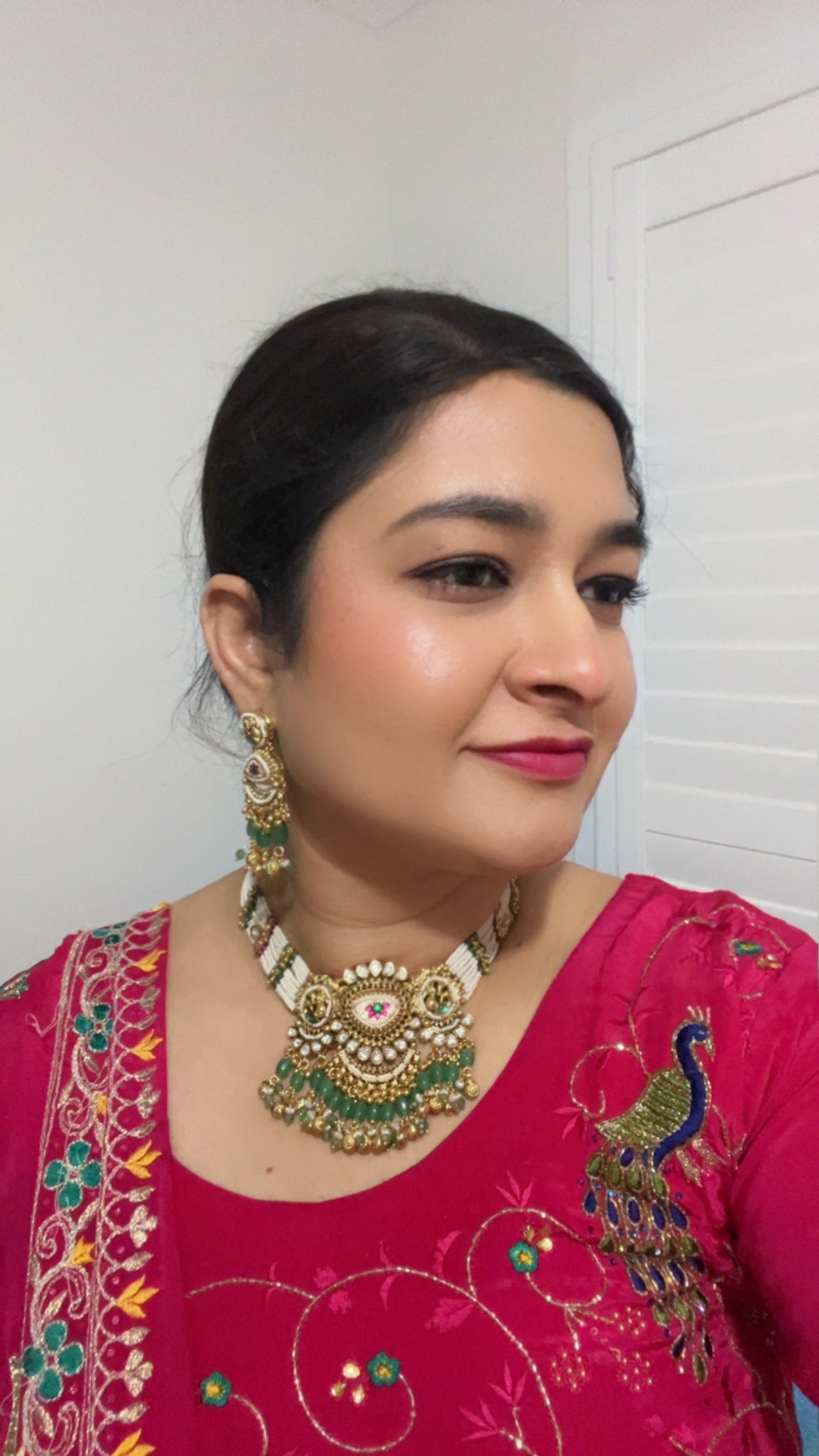 Reeja Ornate Choker & Earring Set