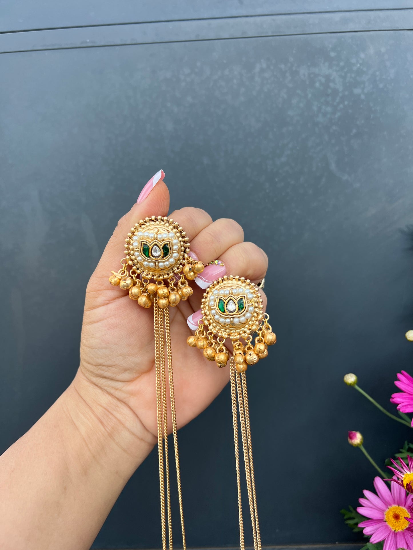 Sahiba long earrings