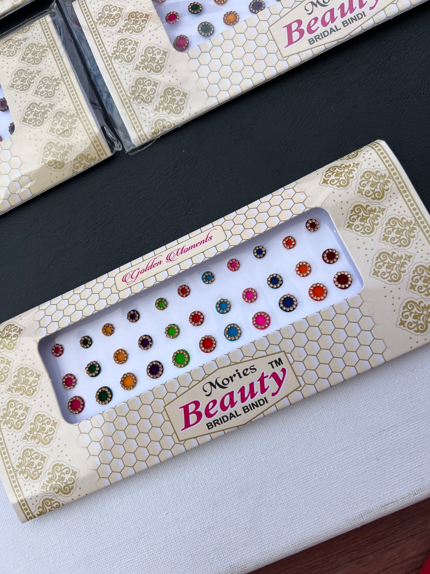 multi colour bindi card