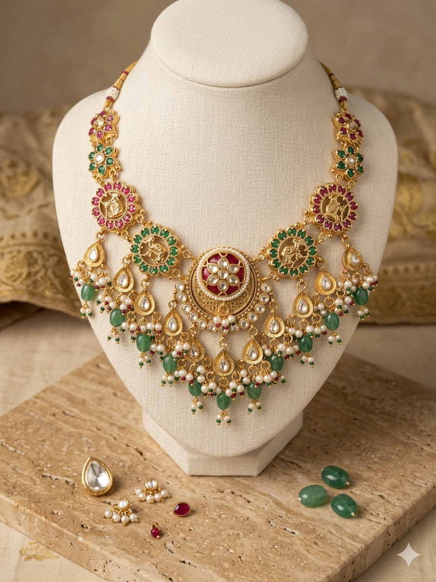 Tara heritage necklace set