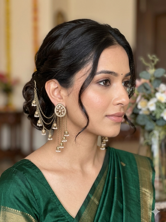 Aura Antique Multi-Layered Ear Chains