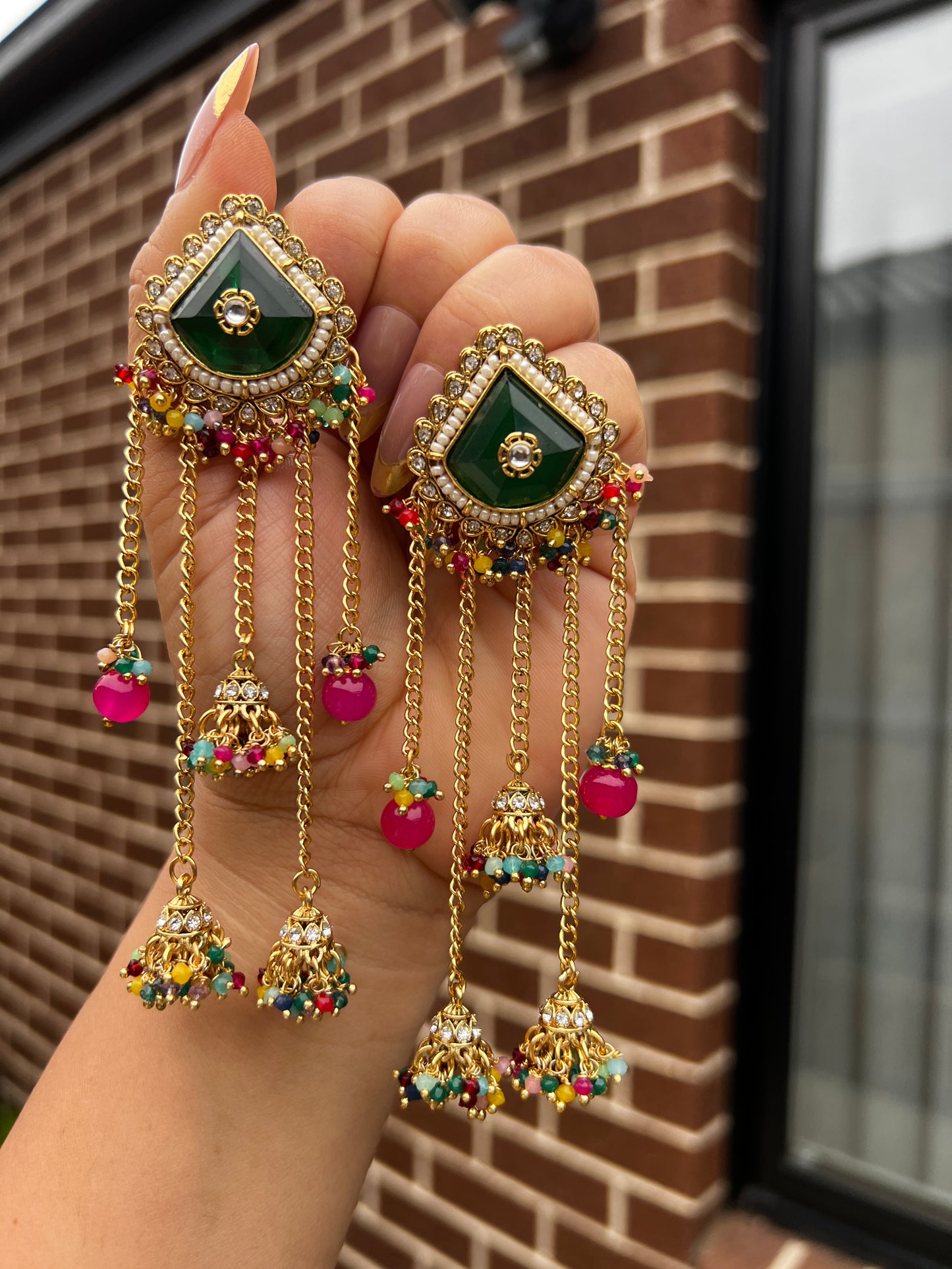Sreeja long earrings