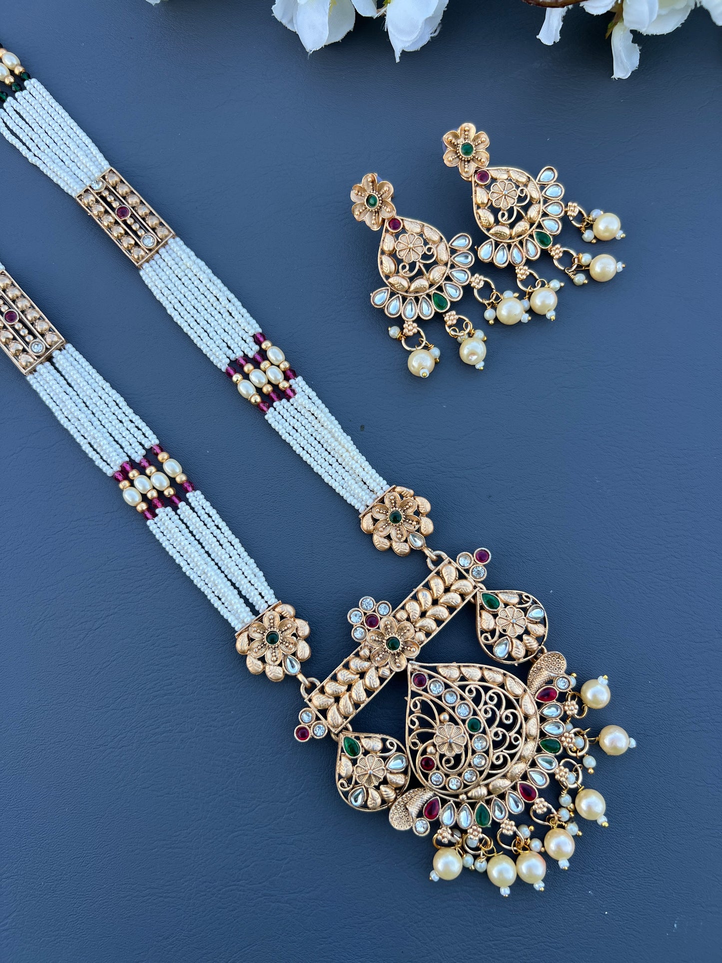 Raani long necklace set