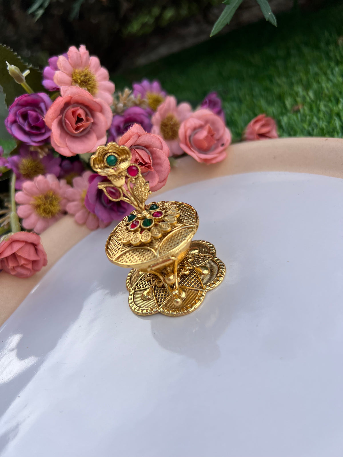 Mayuri Gold plated sindhoor dani