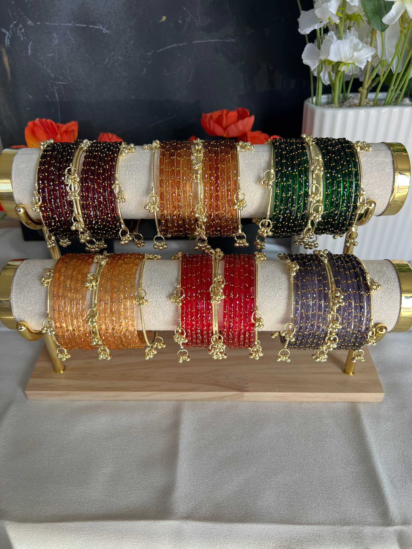 Grey Kashmiri bangles