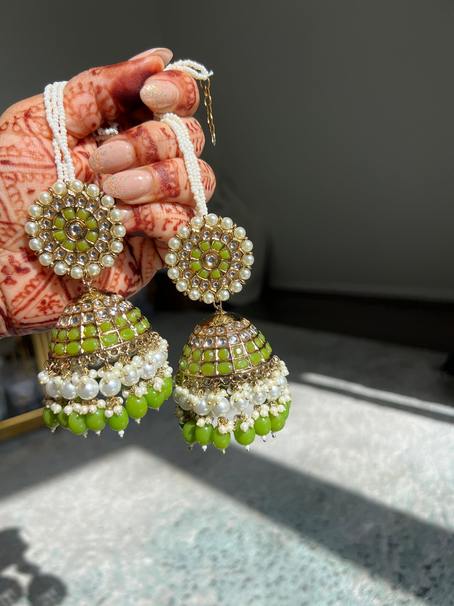 Zanvika oversized jhumka