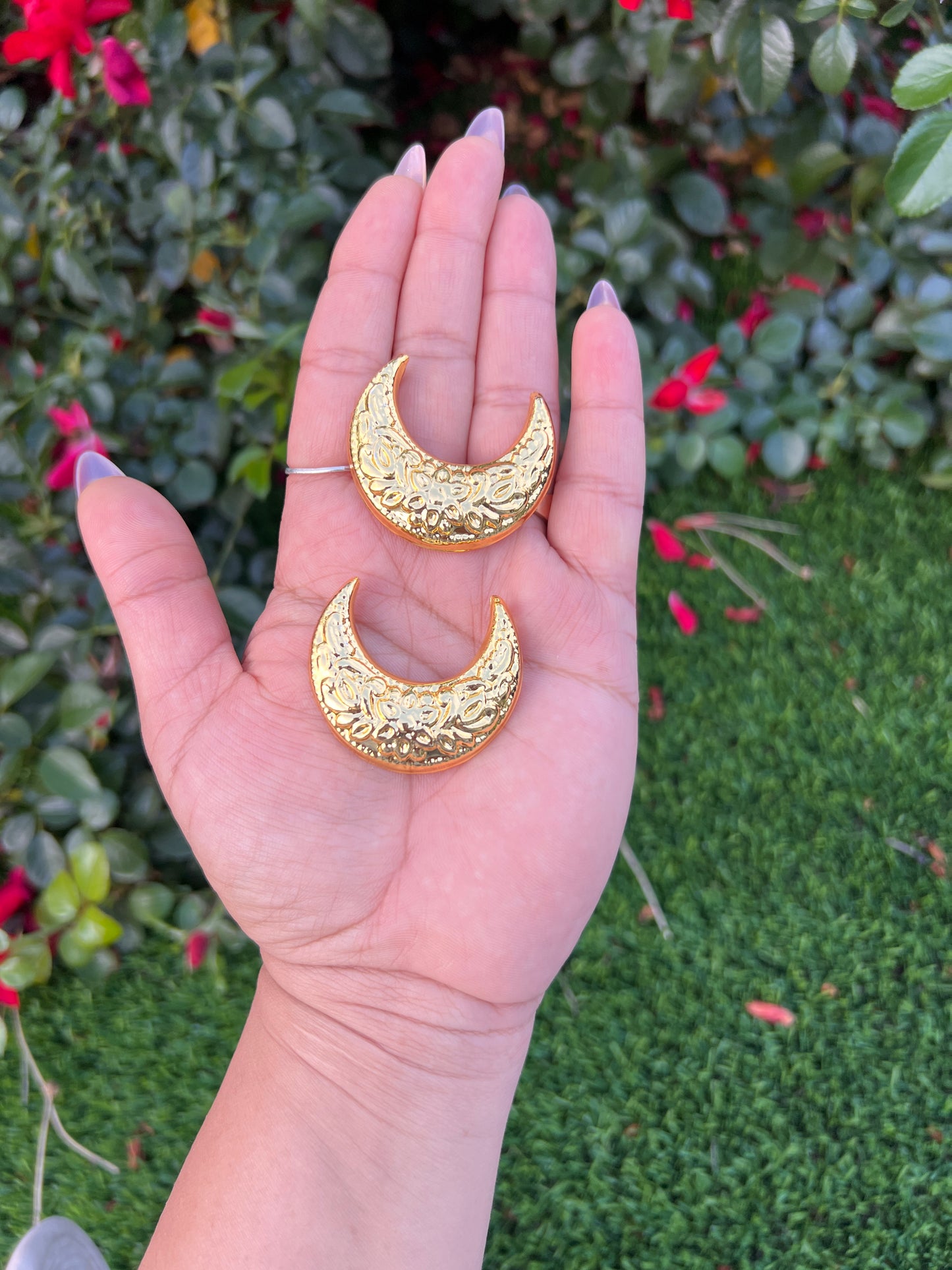 Chandni" Moon hair Charm Set
