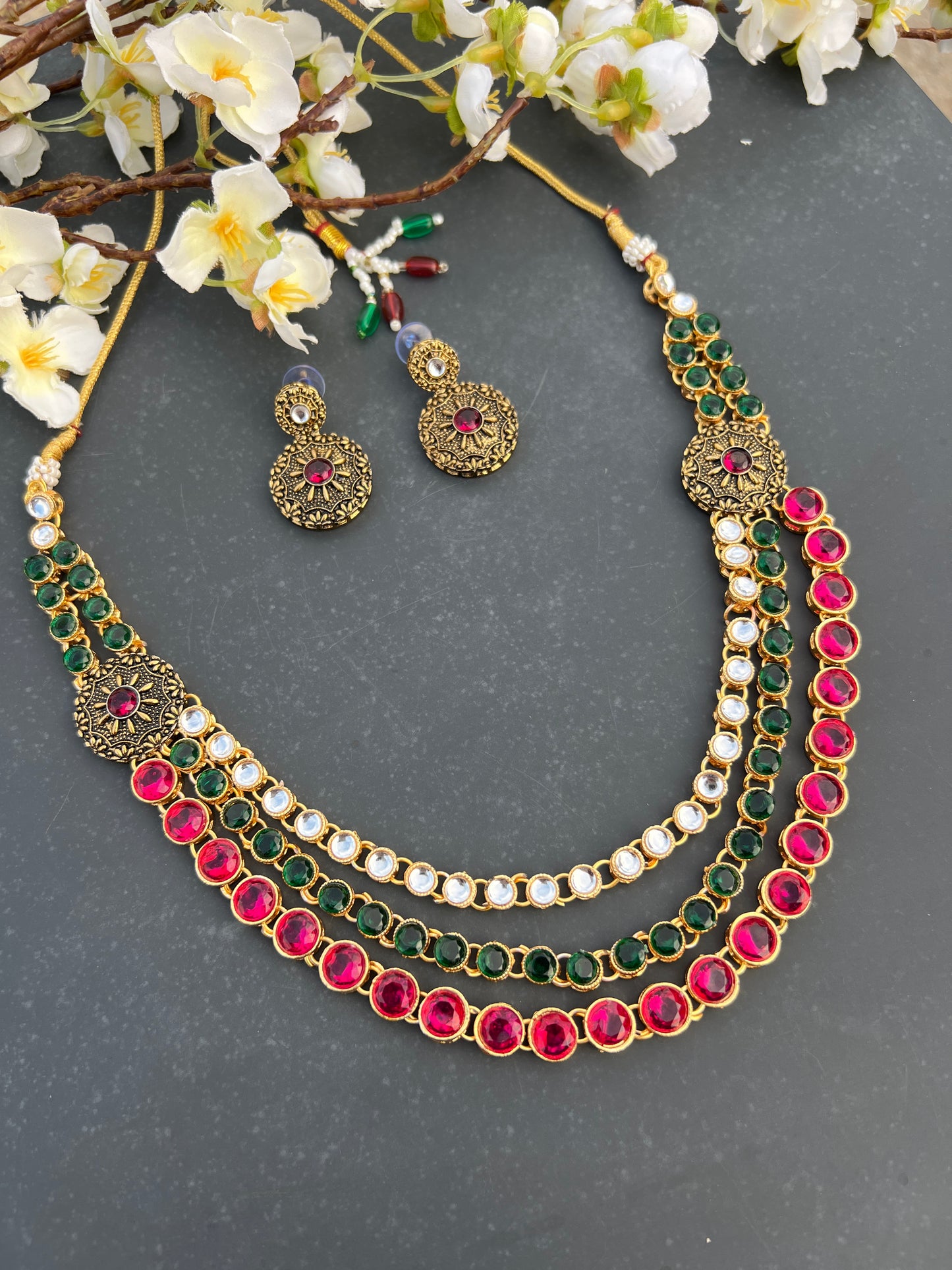 Ayanka long necklace set