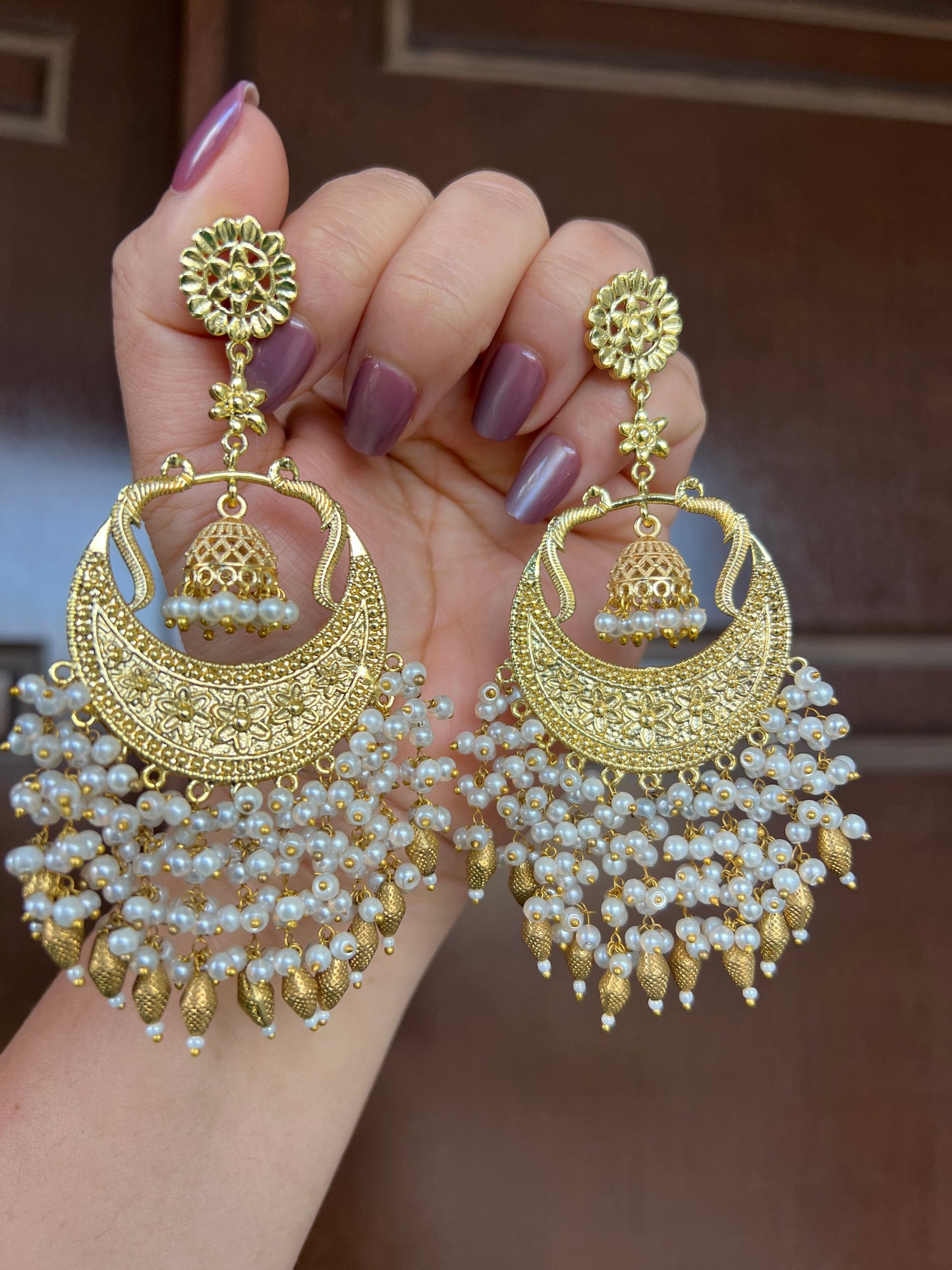 Amolika statement earrings
