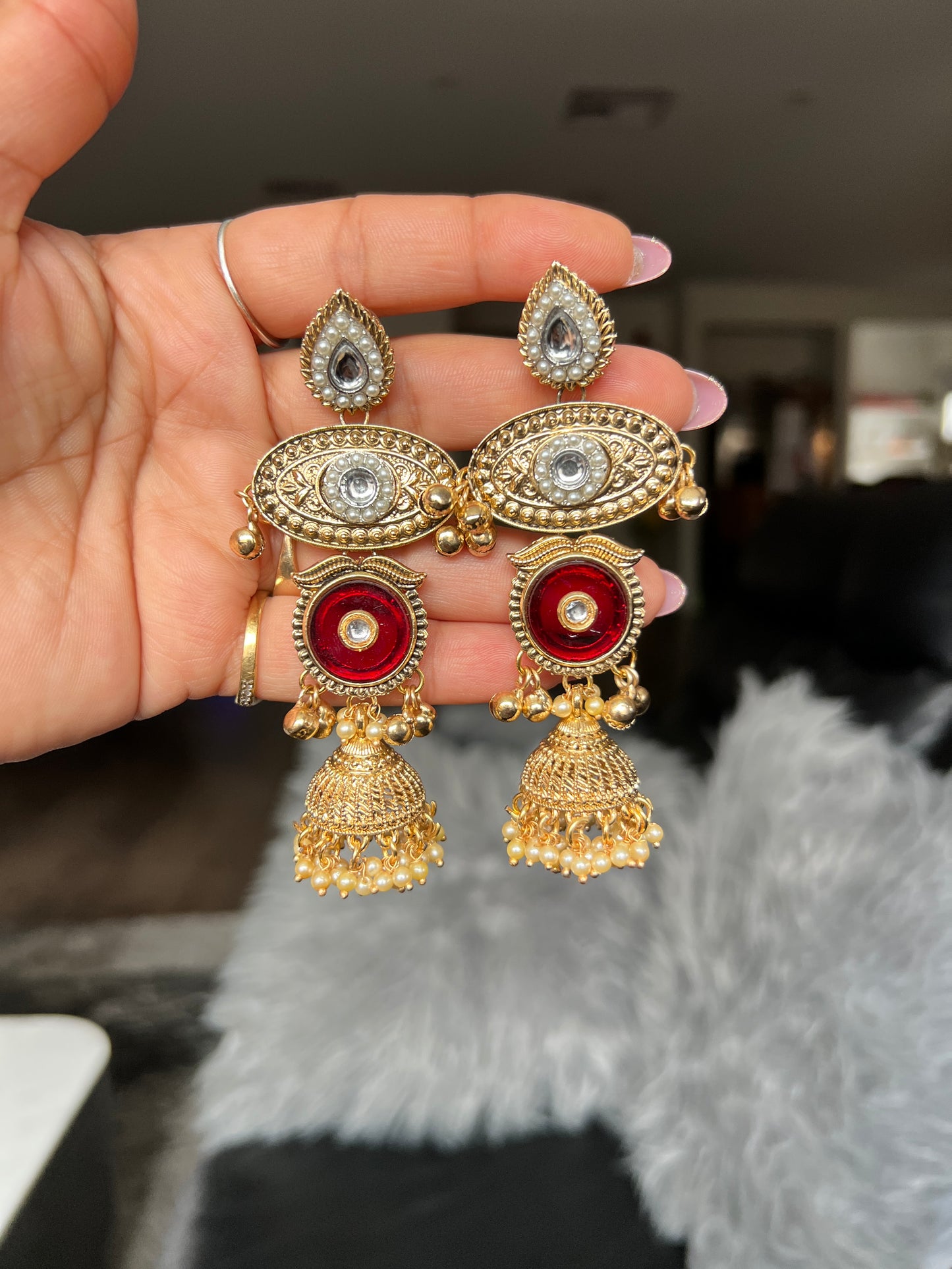 Aira Kashmiri earrings