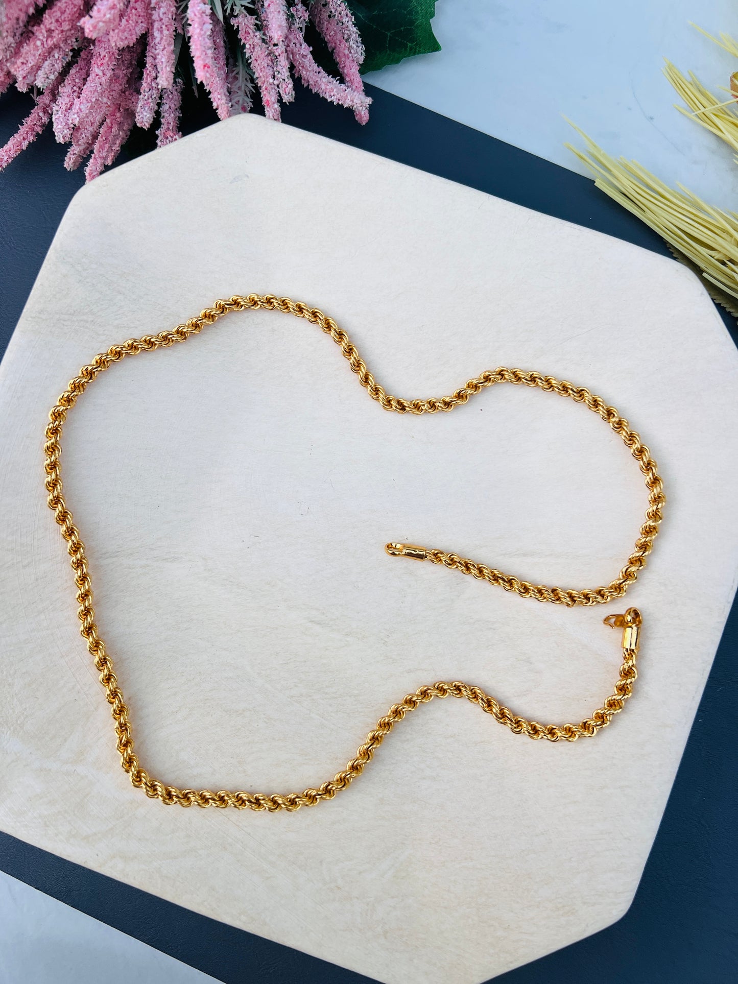 Mens gold plated daily wera chains
