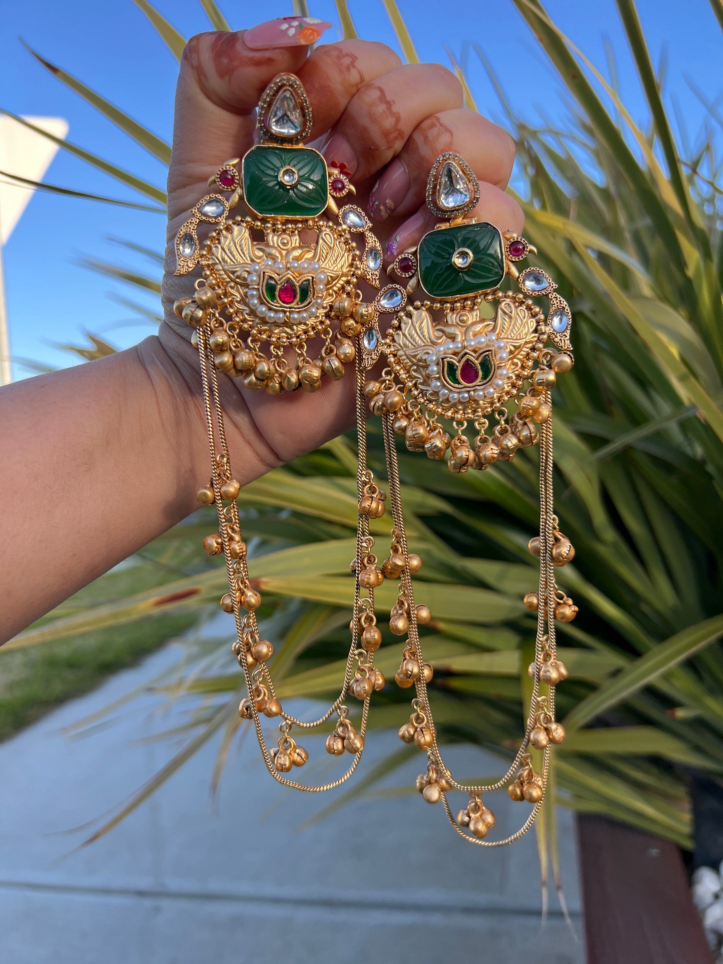 Niharika long earrings