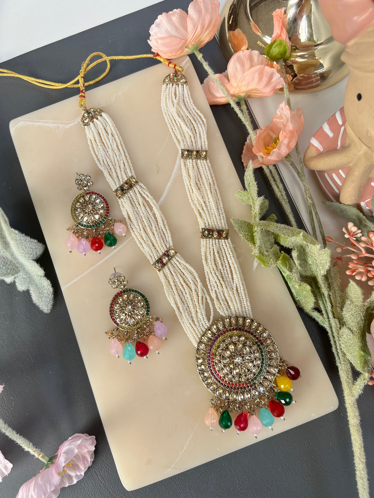 Aandita long necklace set