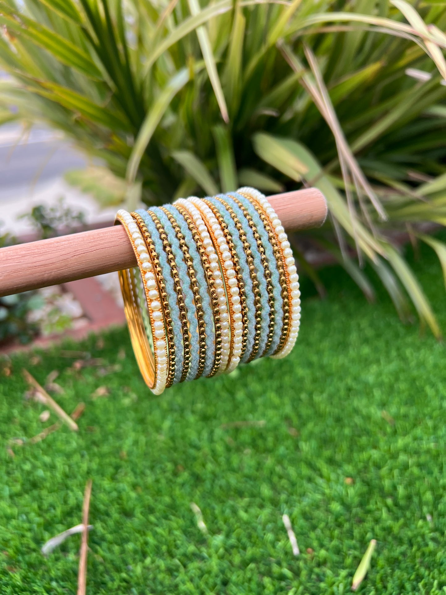 Mint Metal bangles