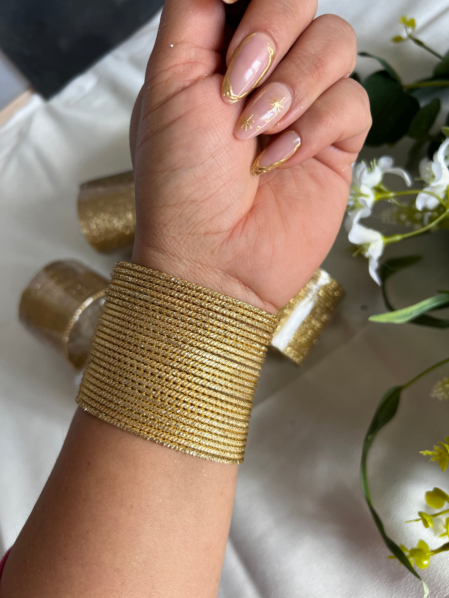 Aurelia Ribbed Bangles