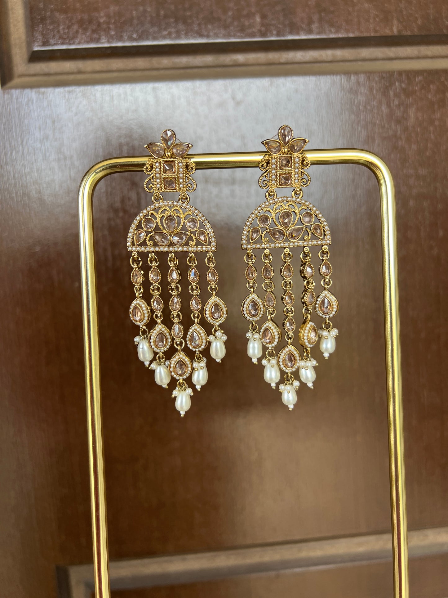 Amber Ivery earrings