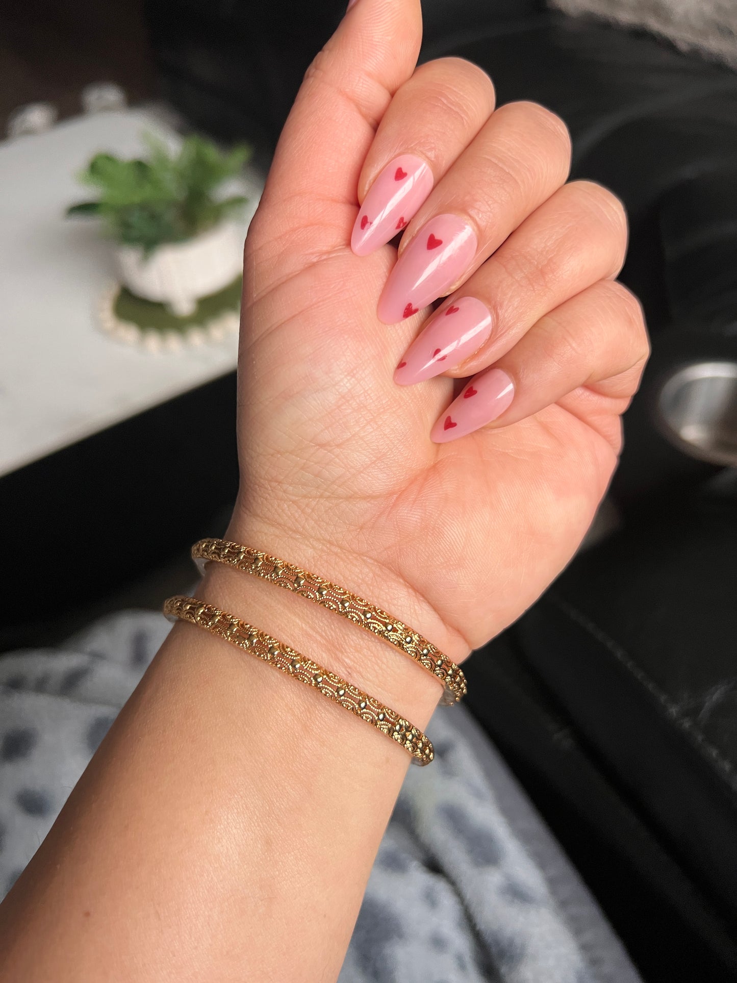 Seevi gold plated bangles ( pair)