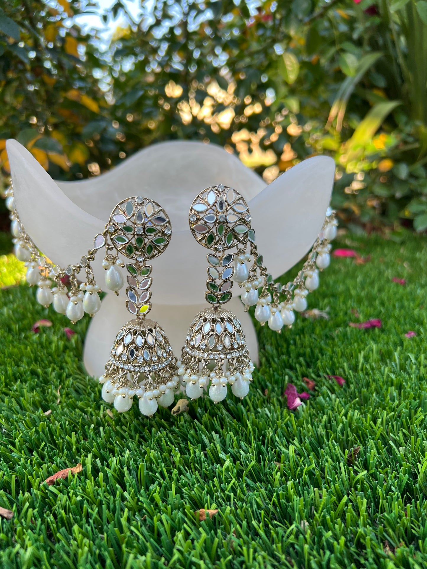 Sheesha bahubali earrings
