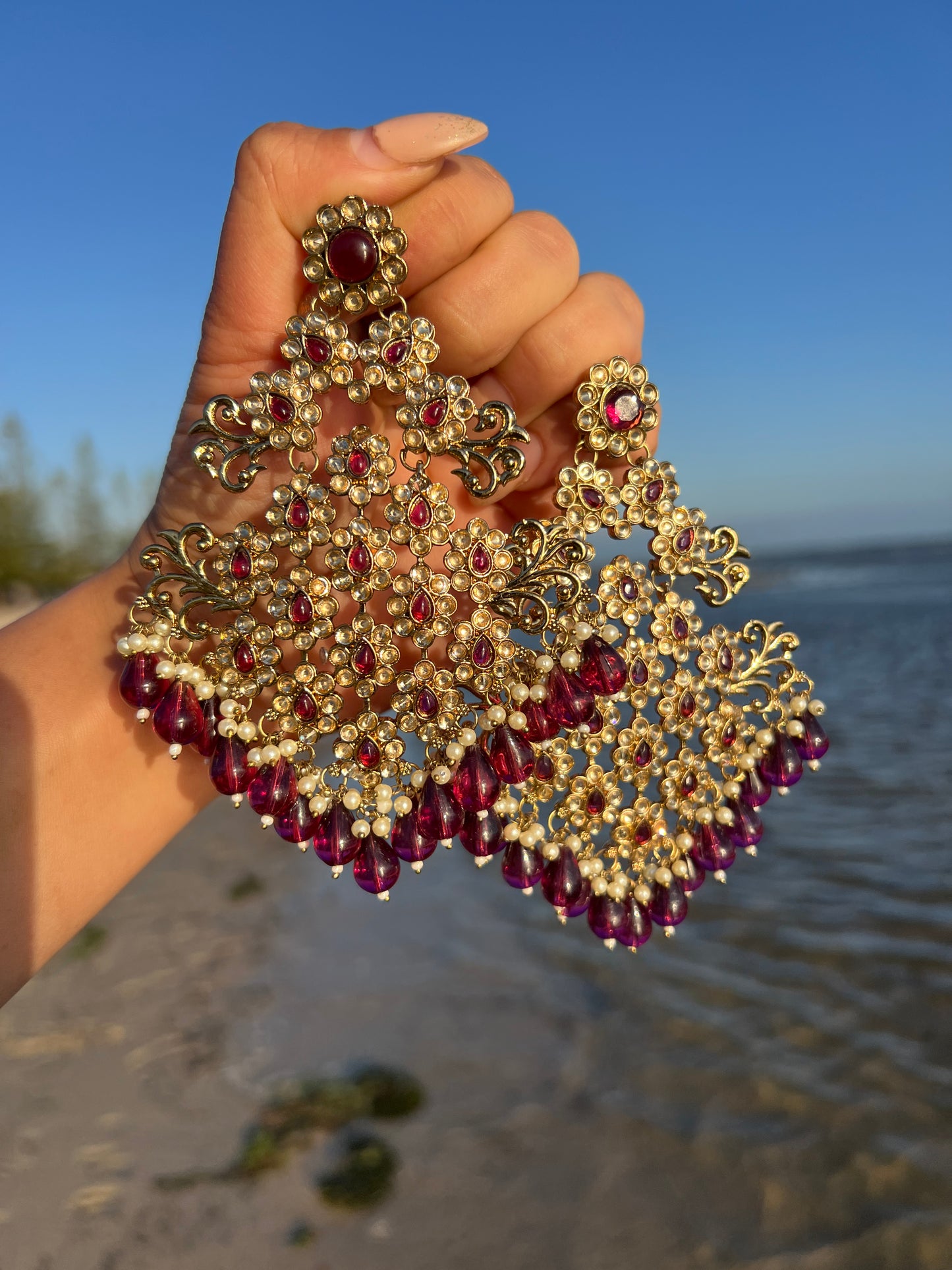 Raysha oversize earrings