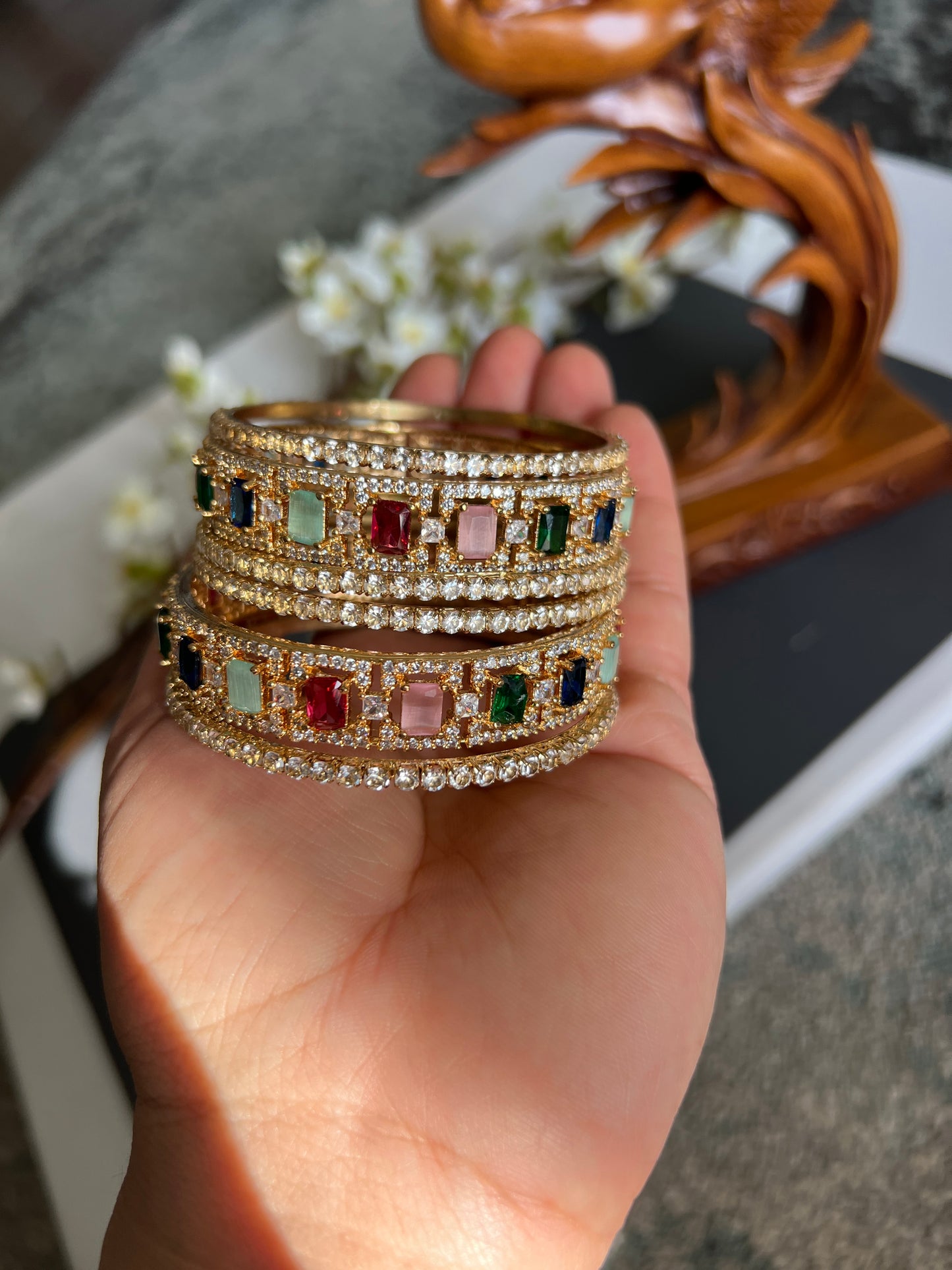 Shruti bangle set