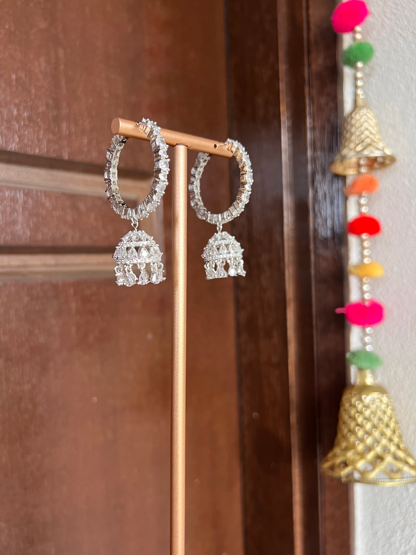 Oriva American diamond earrings