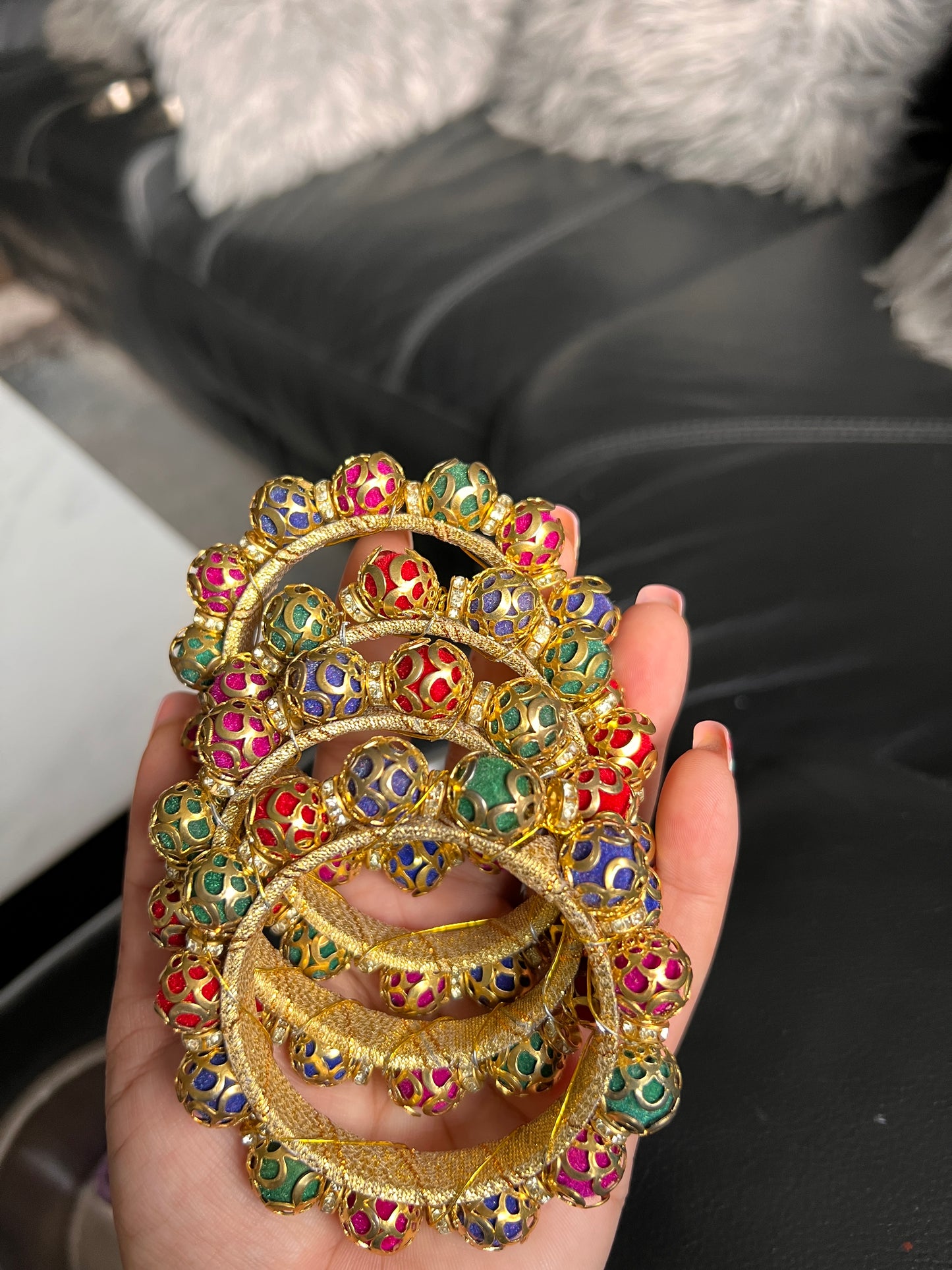 Coloured bangles