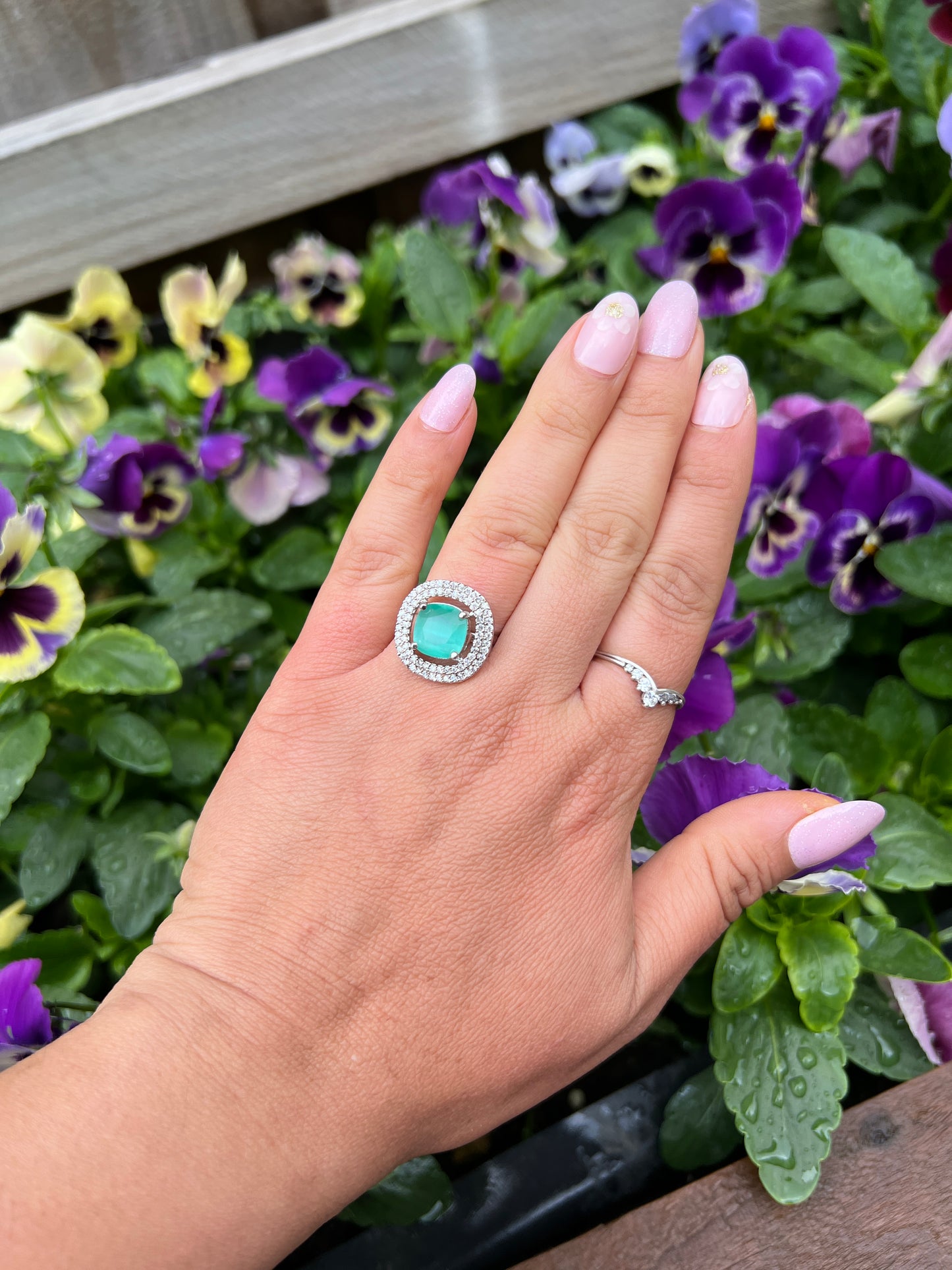 Small American diamond Ring