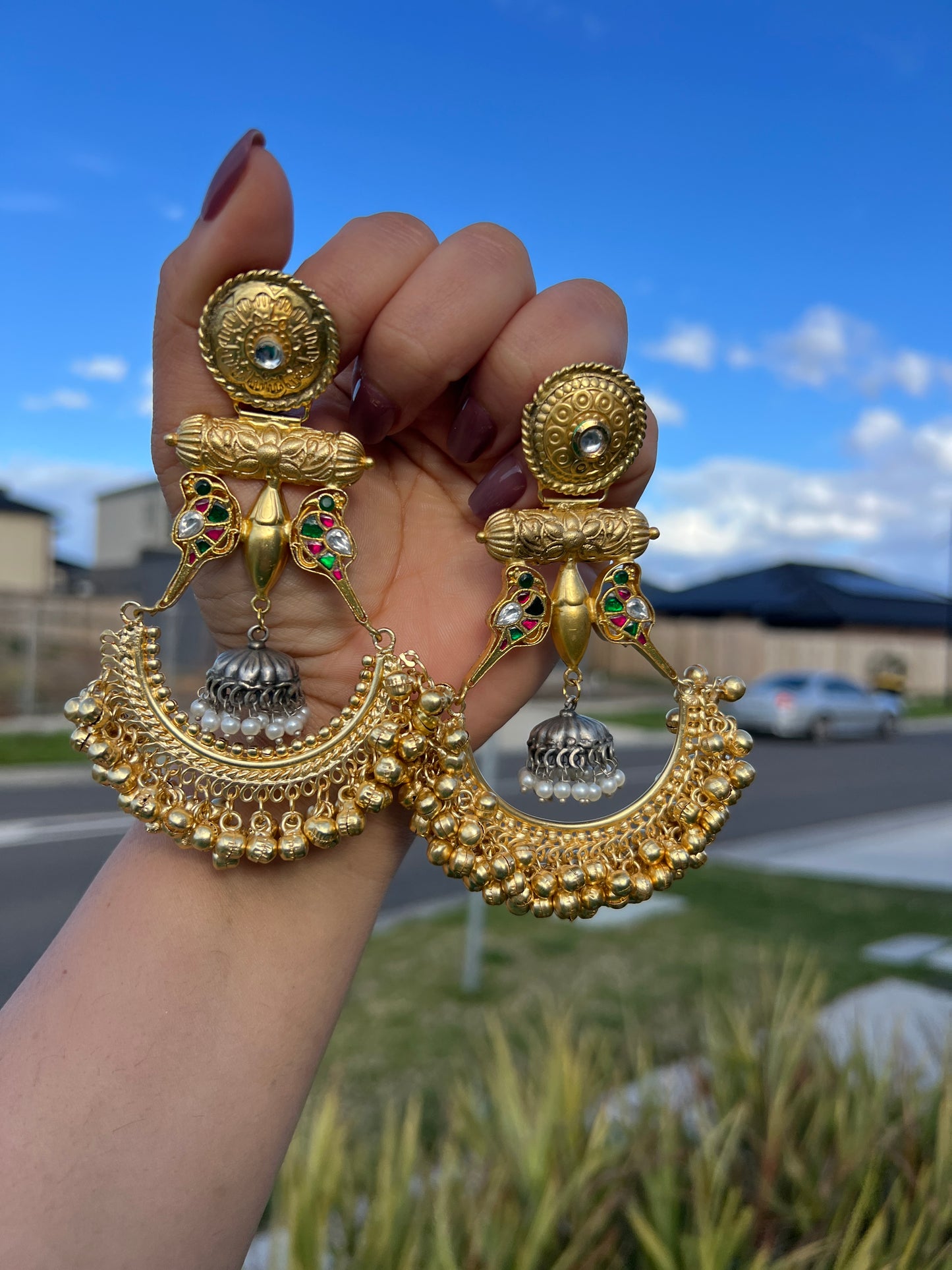 Nabhya oversize earrings