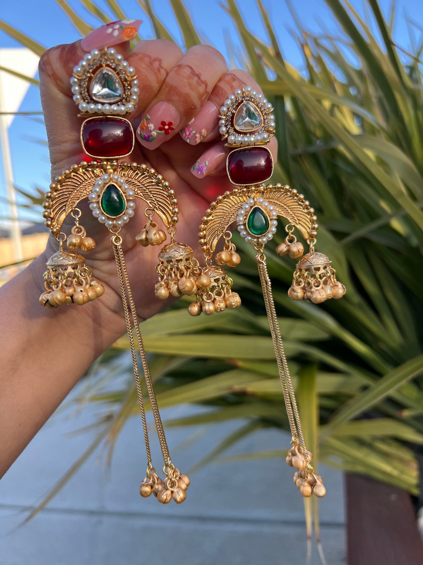 Urjita long earrings