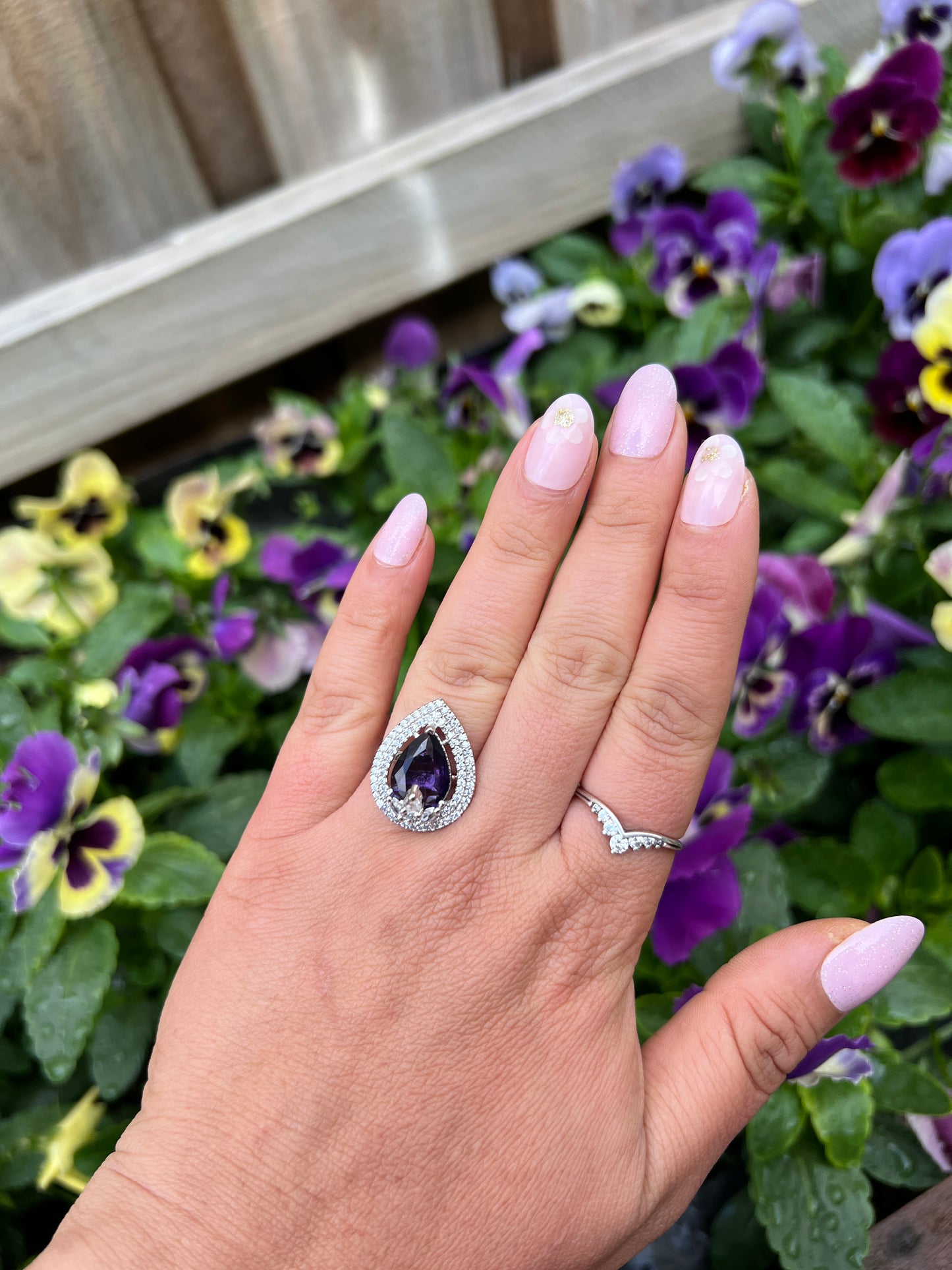 Small American diamond Ring