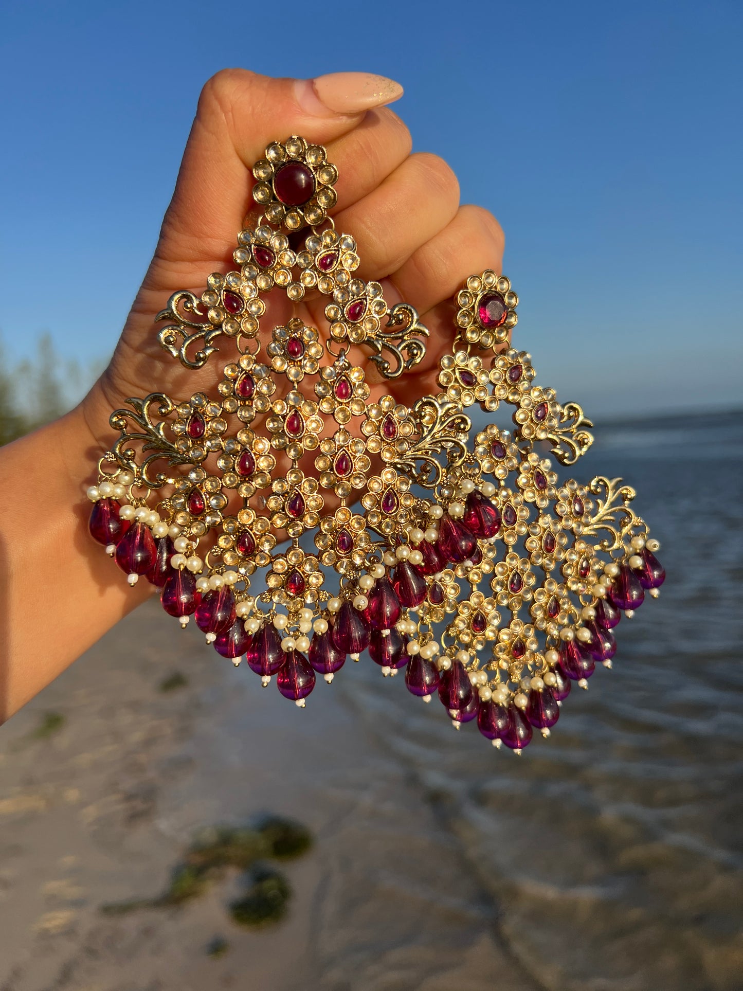 Raysha oversize earrings