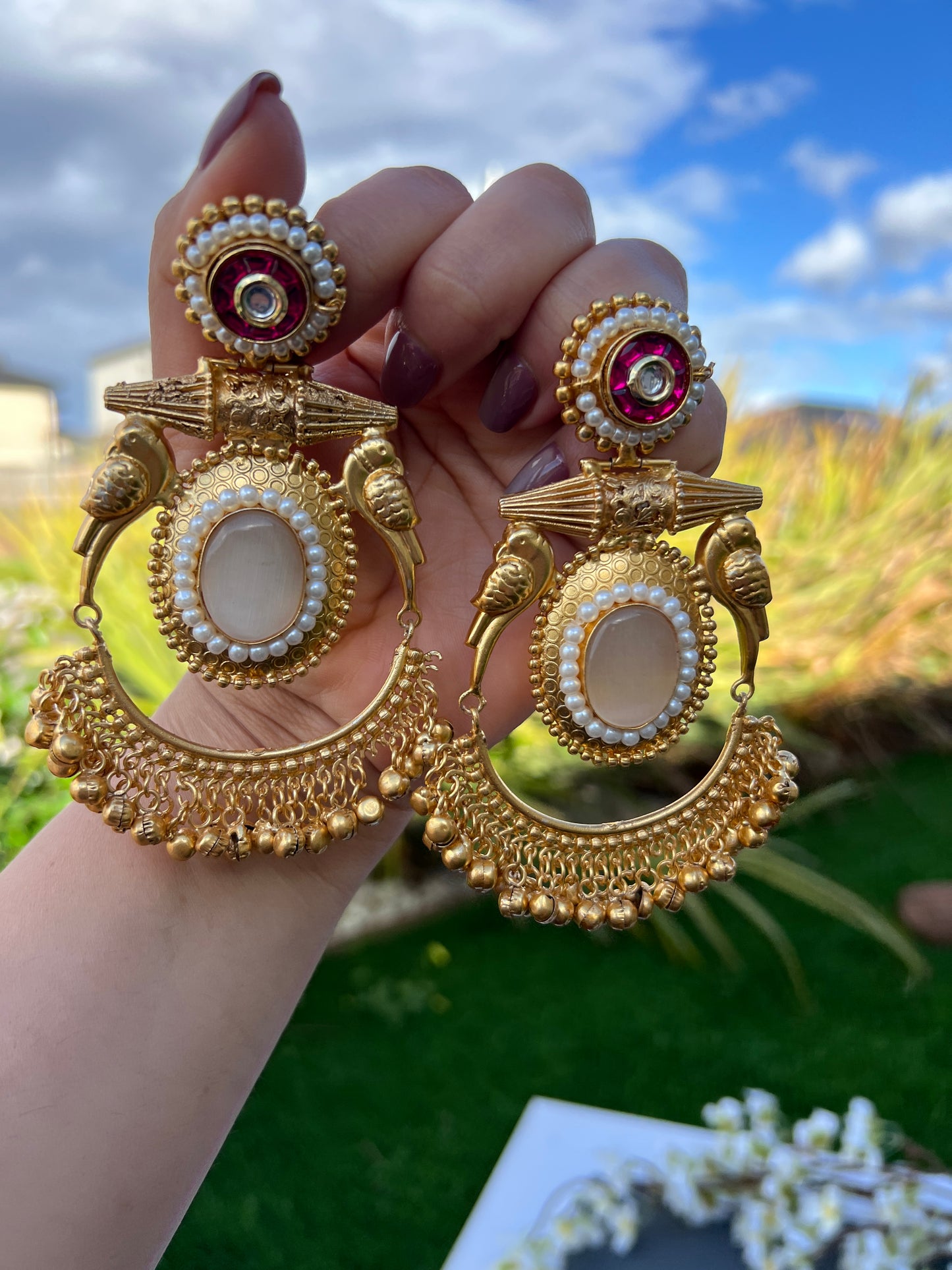 Nidhi oversize earrings