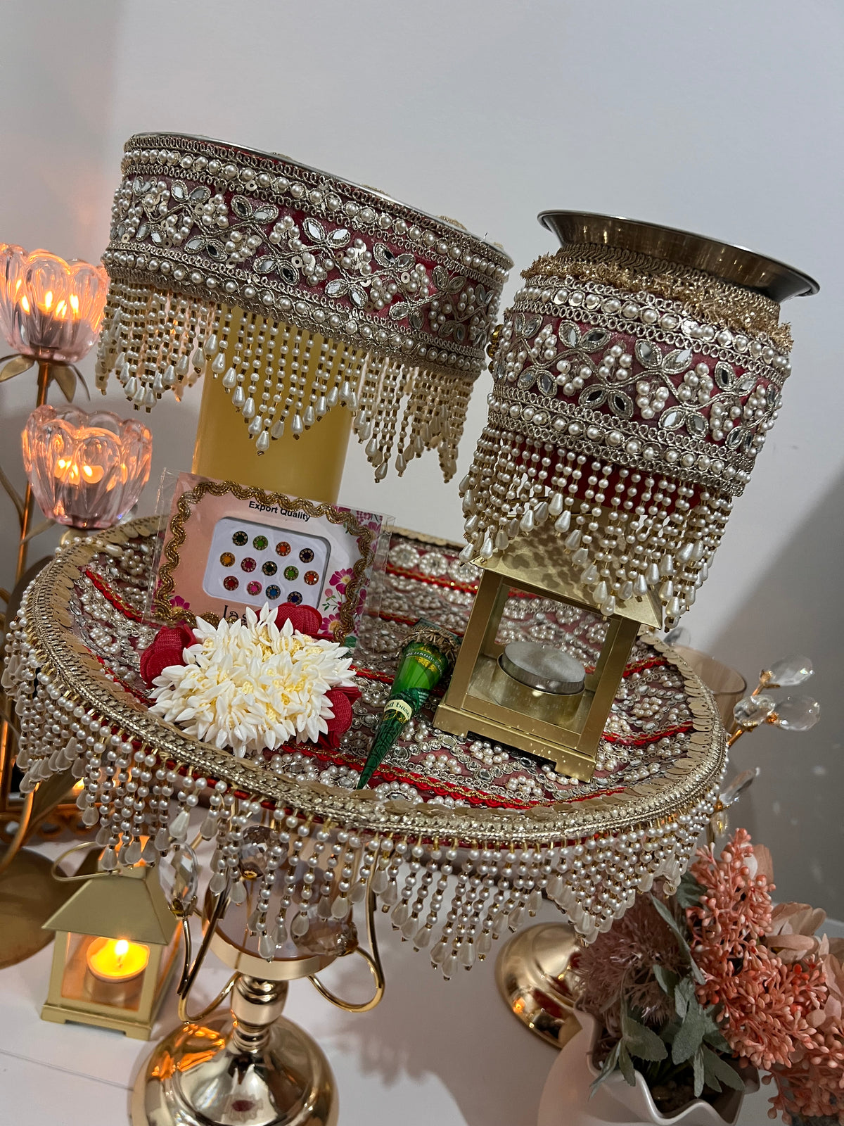 Romika Karwachauth Thali set
