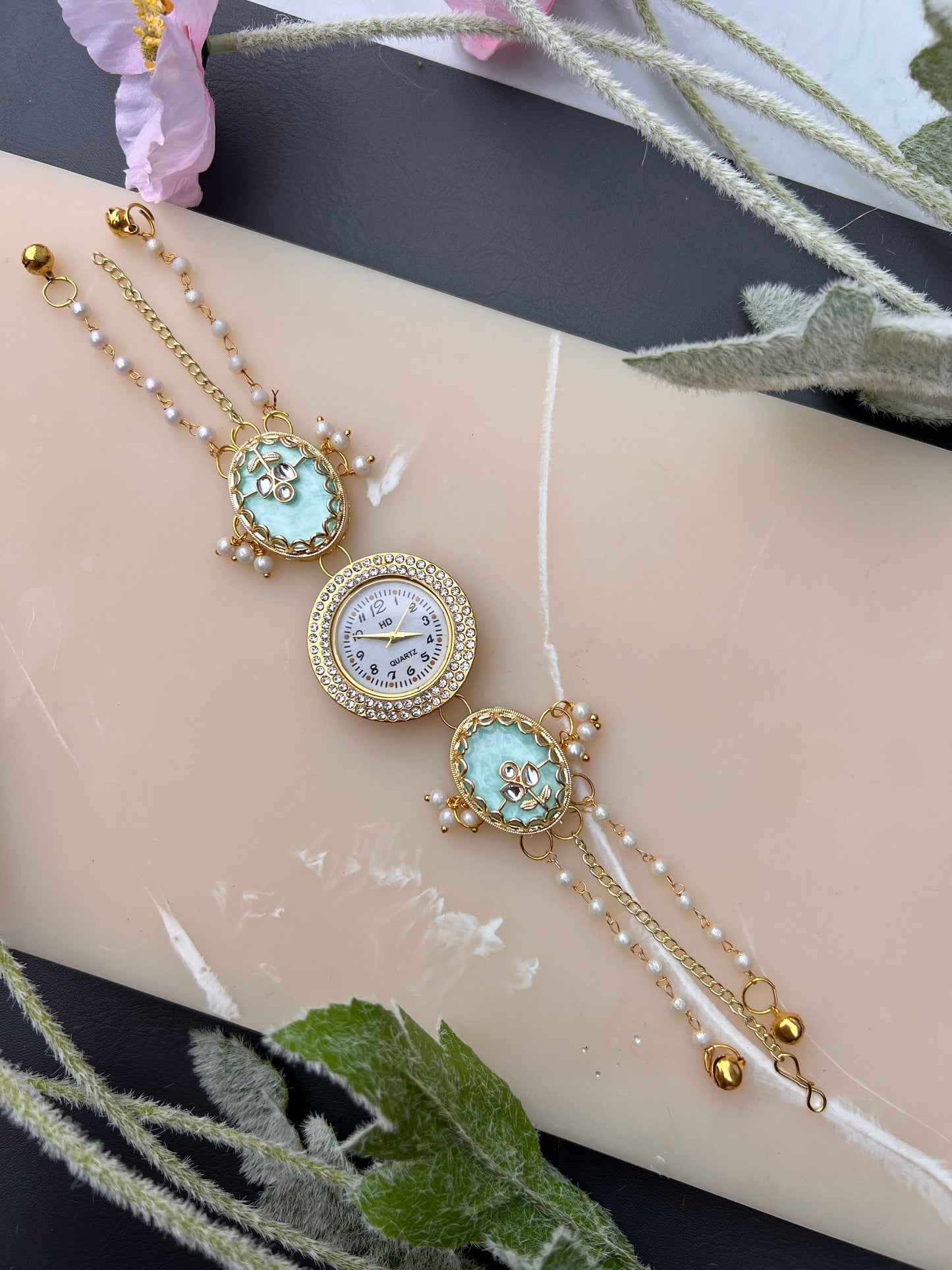 Mop Kashmiri watch
