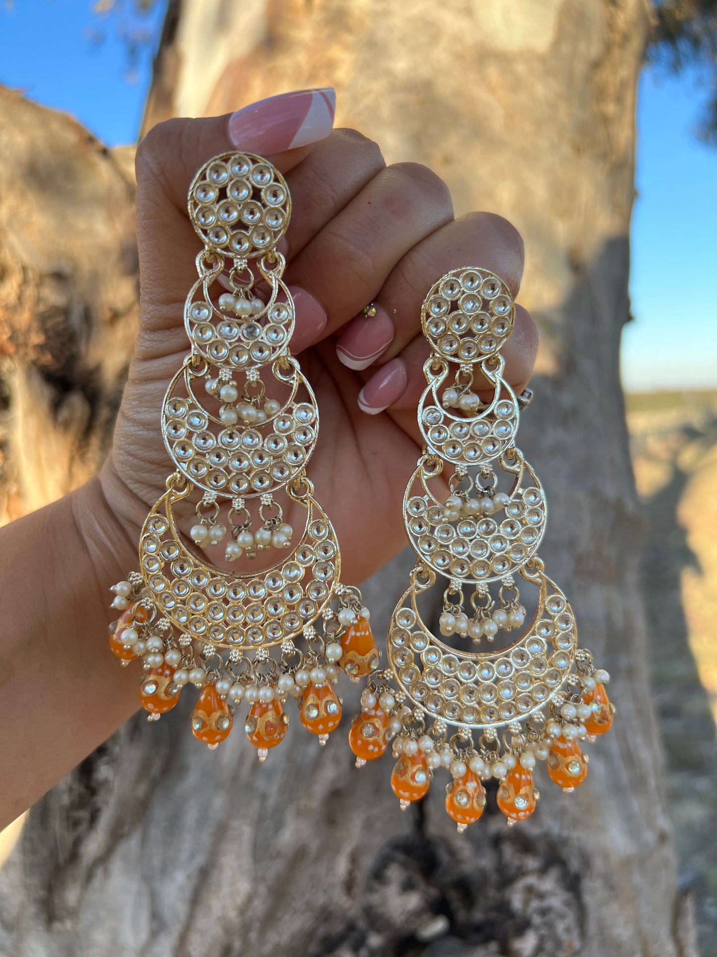 Raashi long earrings