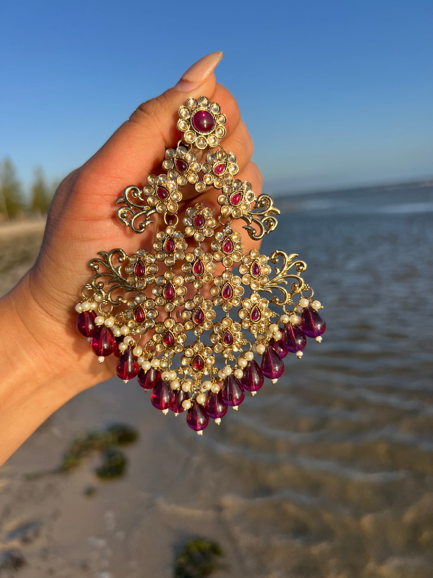 Raysha oversize earrings