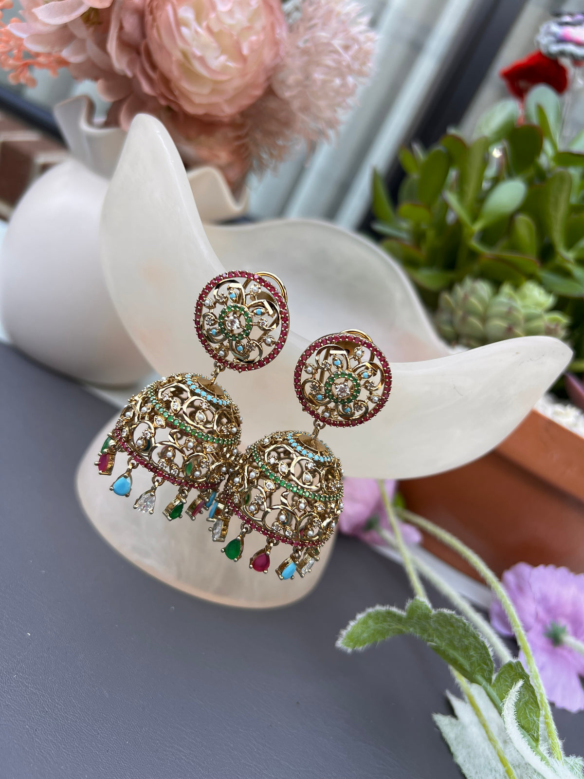 Suhani American diamond jhumki