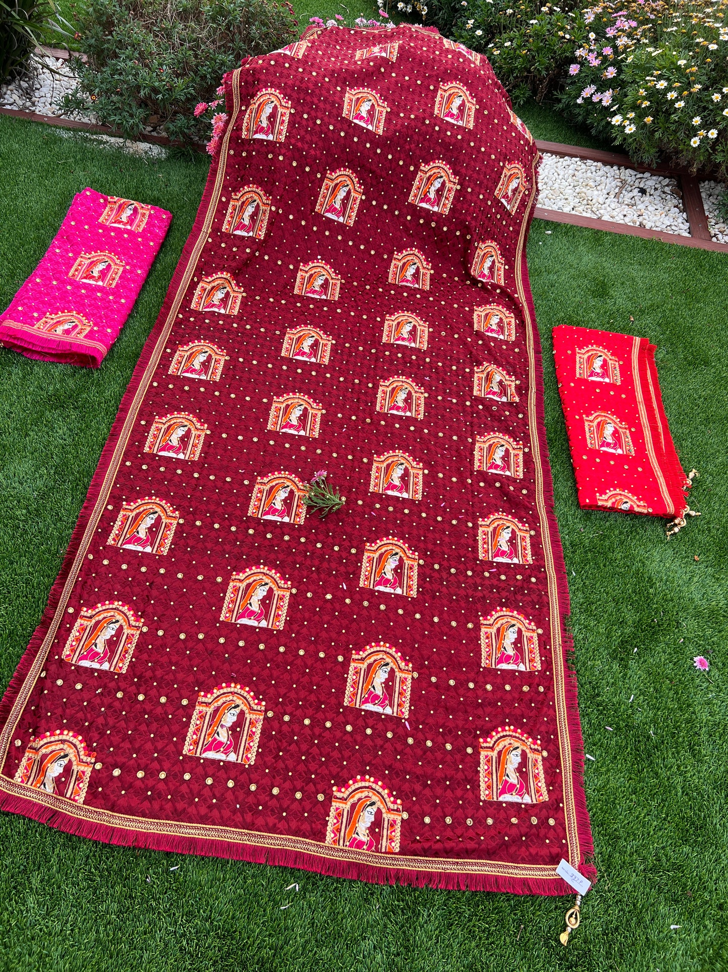 Doli style Full embroidered dupatta