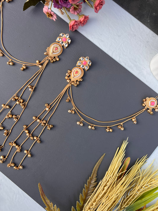 Prakshi long Kashmiri earrings
