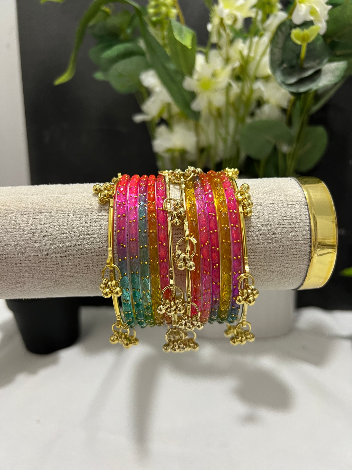 Rainbow Kashmiri bangles