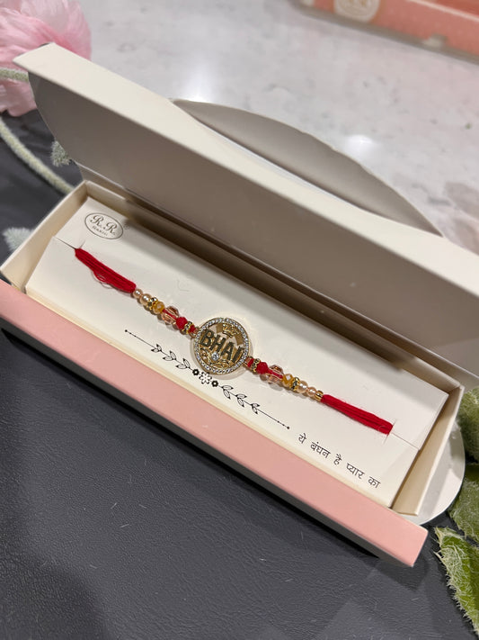 Premium Bhai American diamond rakhi