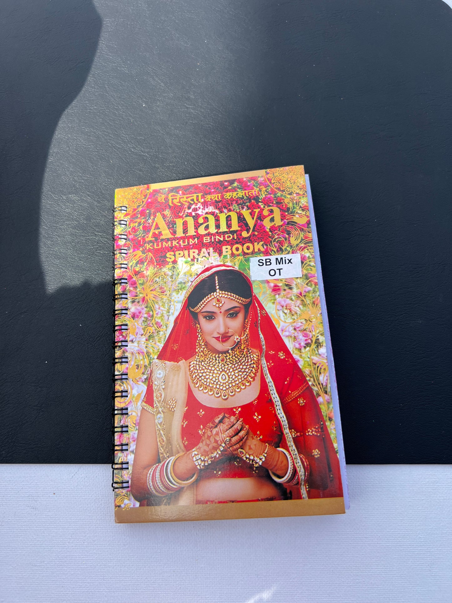 Multi Color Bindi Book with Stone Border Style(960 bindi)
