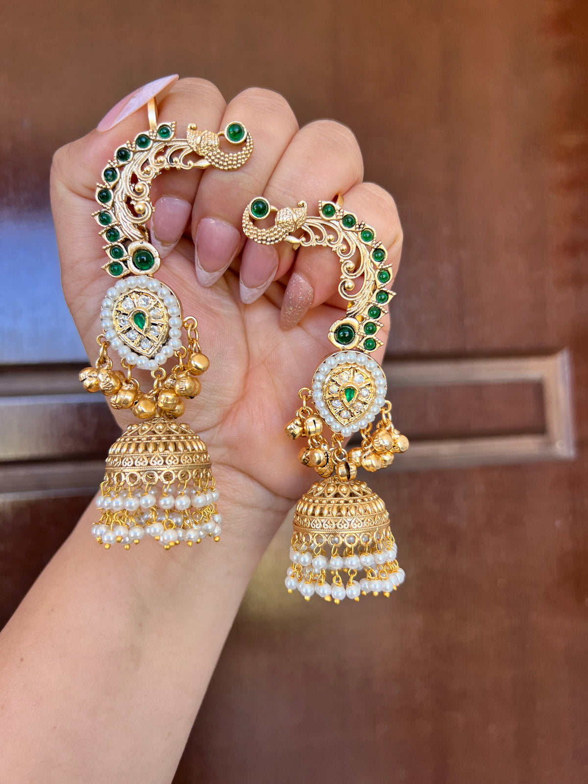 Vibha Kanphool Jhumki Earrings